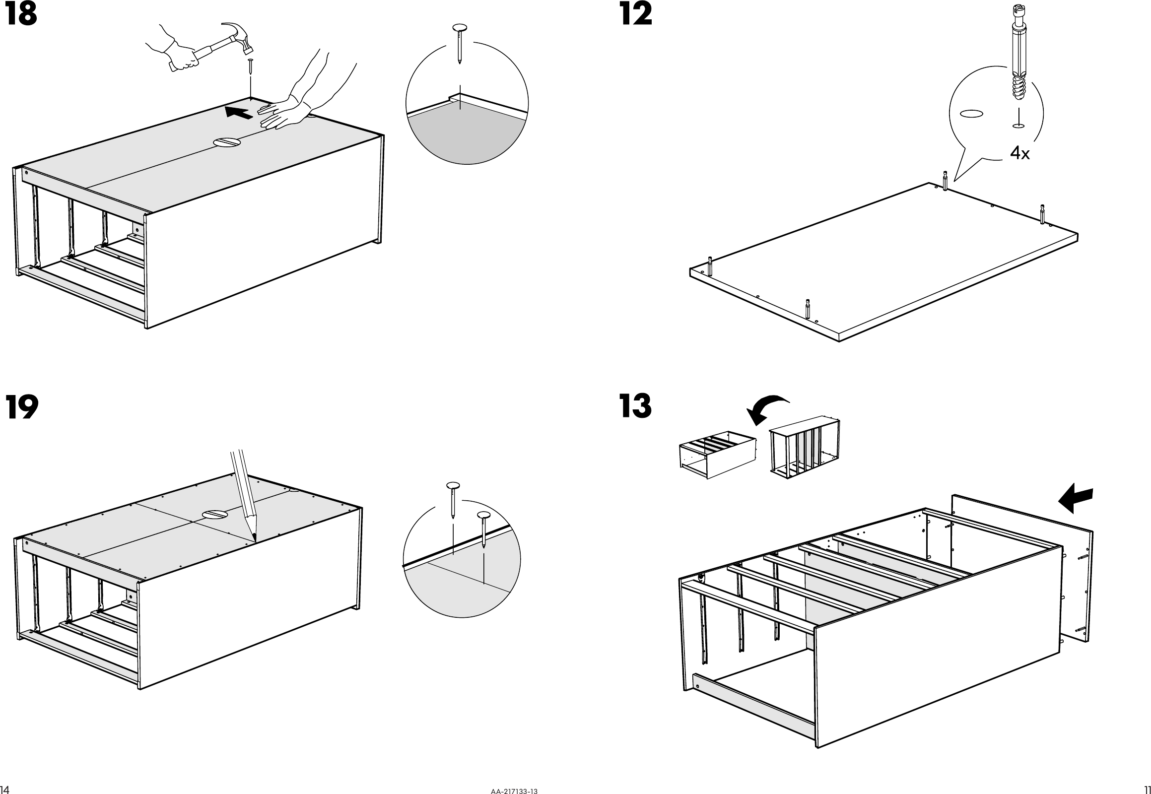 Page 11 of 12 - Ikea Ikea-Malm-Tv-Storage-Unit-37X65-Assembly-Instruction
