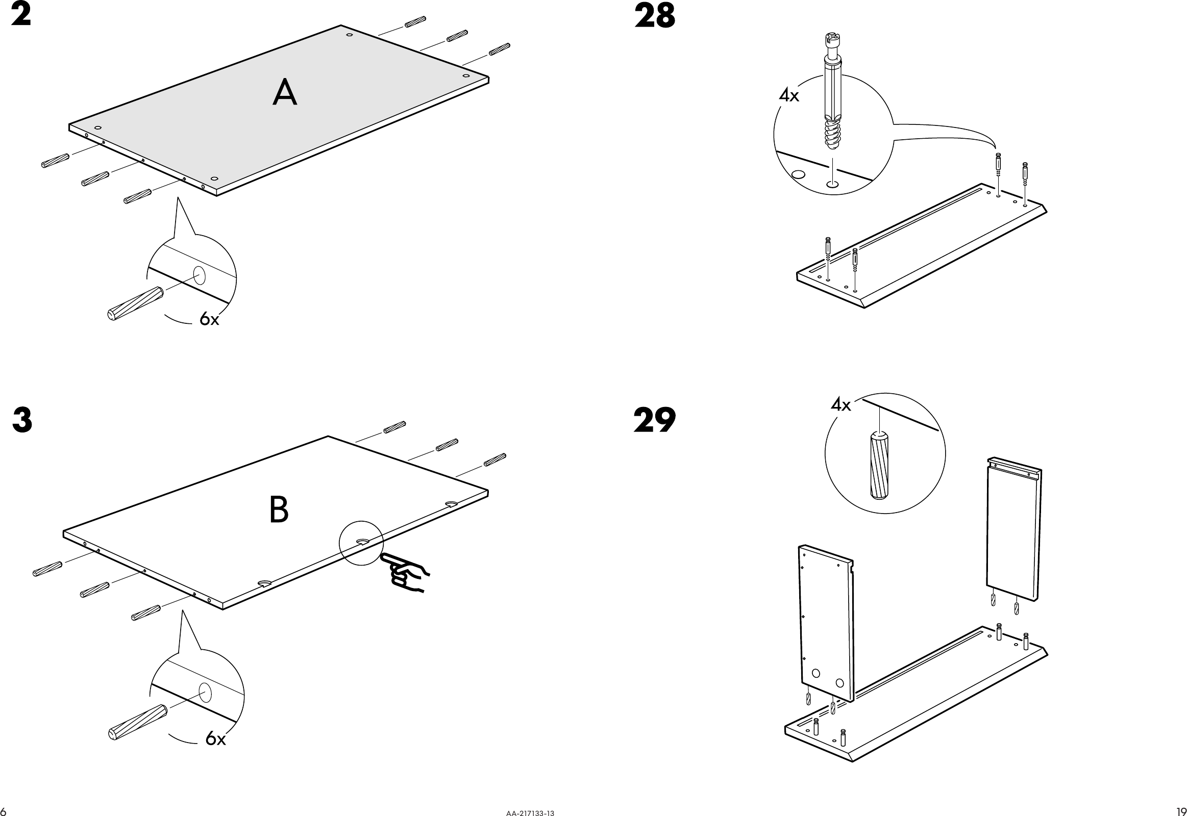 Page 6 of 12 - Ikea Ikea-Malm-Tv-Storage-Unit-37X65-Assembly-Instruction