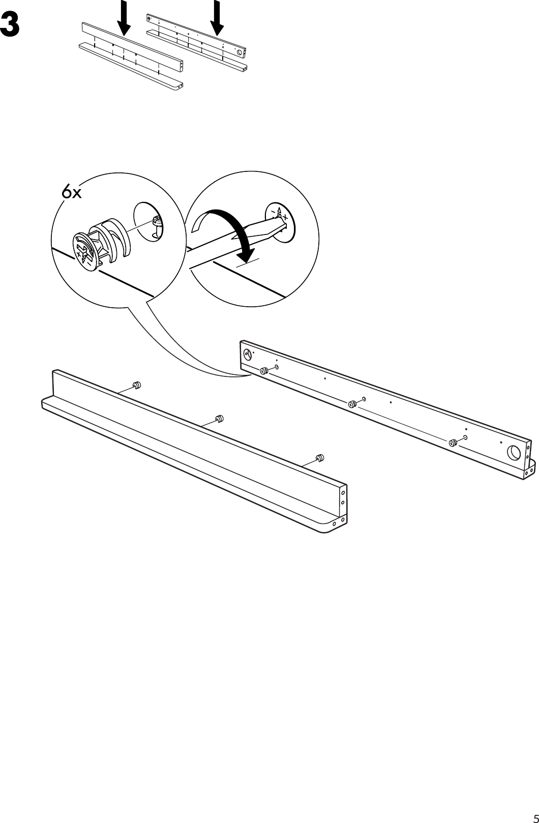 Page 5 of 12 - Ikea Ikea-Mammut-Bed-Frame-27-1-2X63-Assembly-Instruction