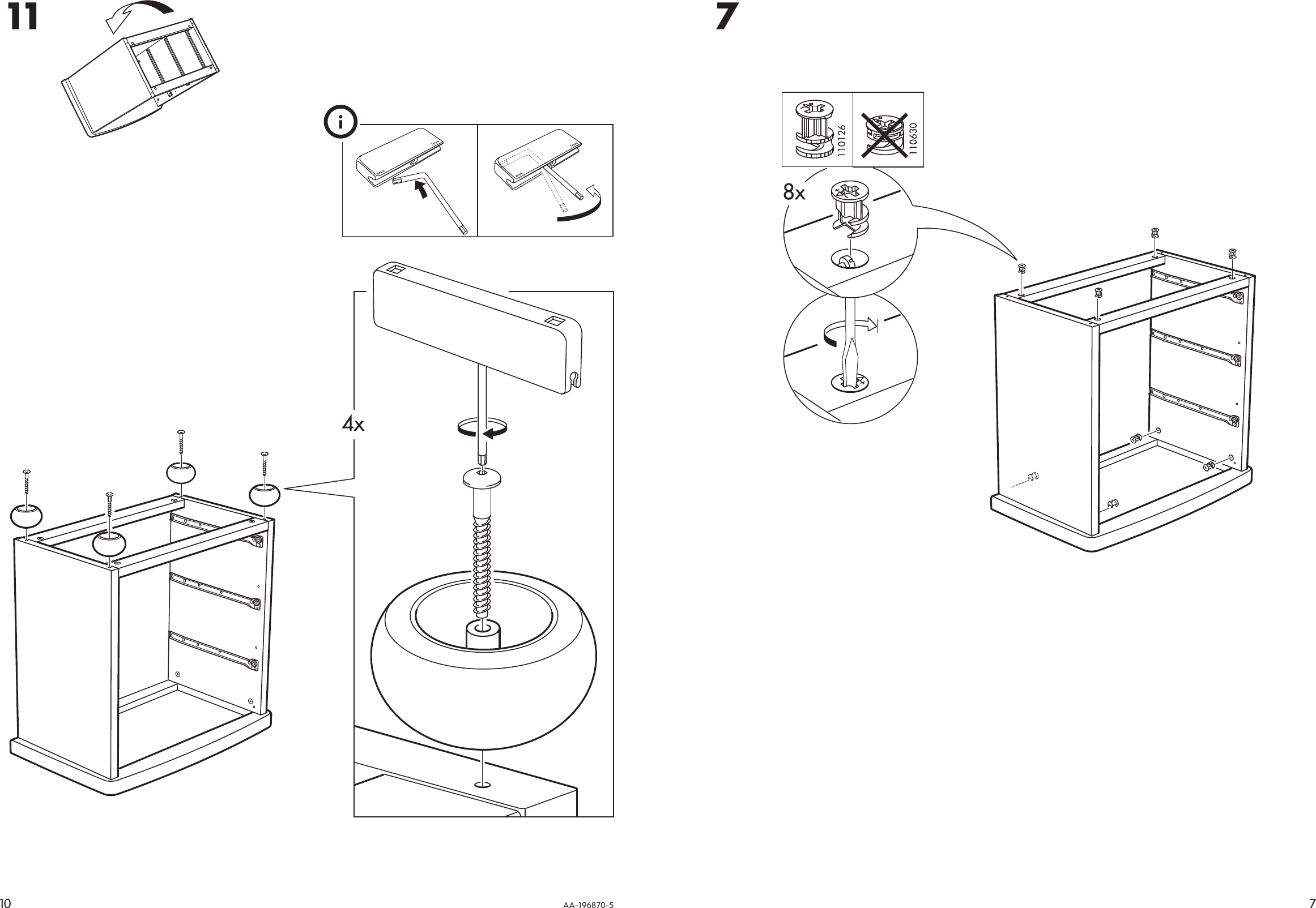 Page 7 of 8 - Ikea Ikea-Mammut-Chest-W-3Drawers-Assembly-Instruction