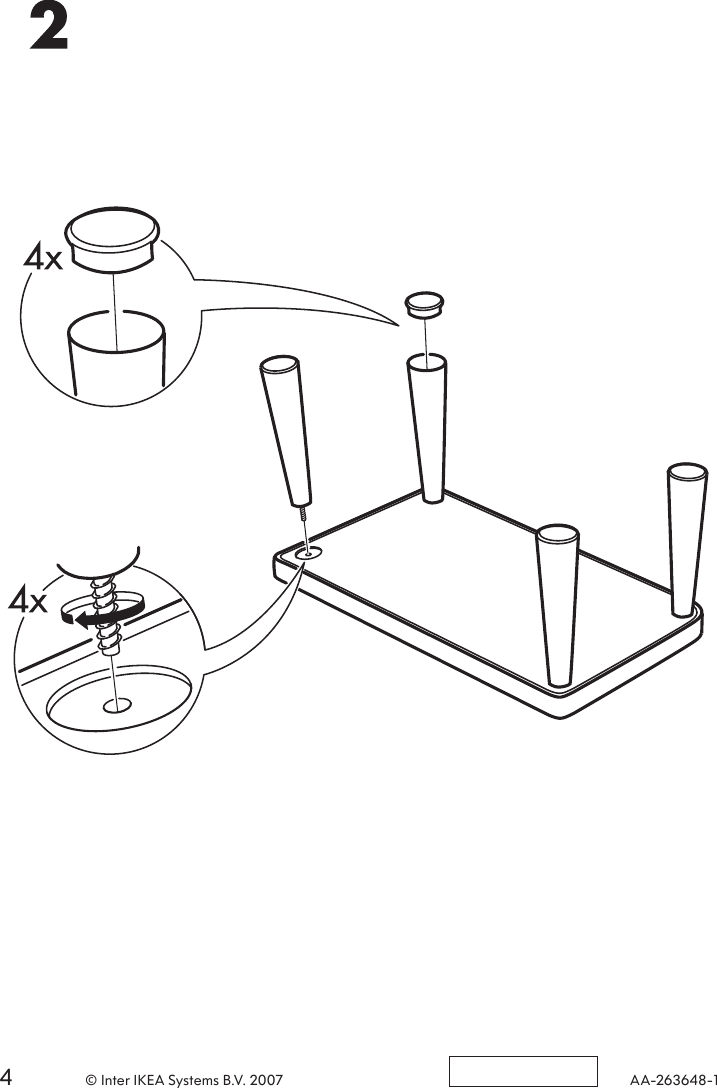 Page 4 of 4 - Ikea Ikea-Mammut-Child-Table-Assembly-Instruction