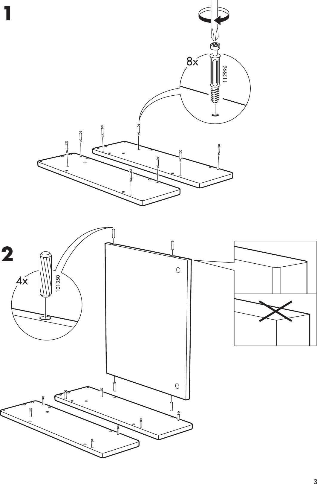 Ikea Mandal Bedside Table 18X19 Assembly Instruction