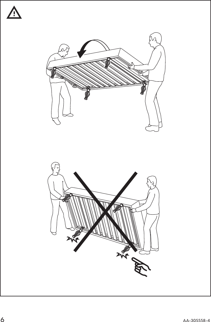 Page 6 of 8 - Ikea Ikea-Manger-Leg-Assembly-Instruction