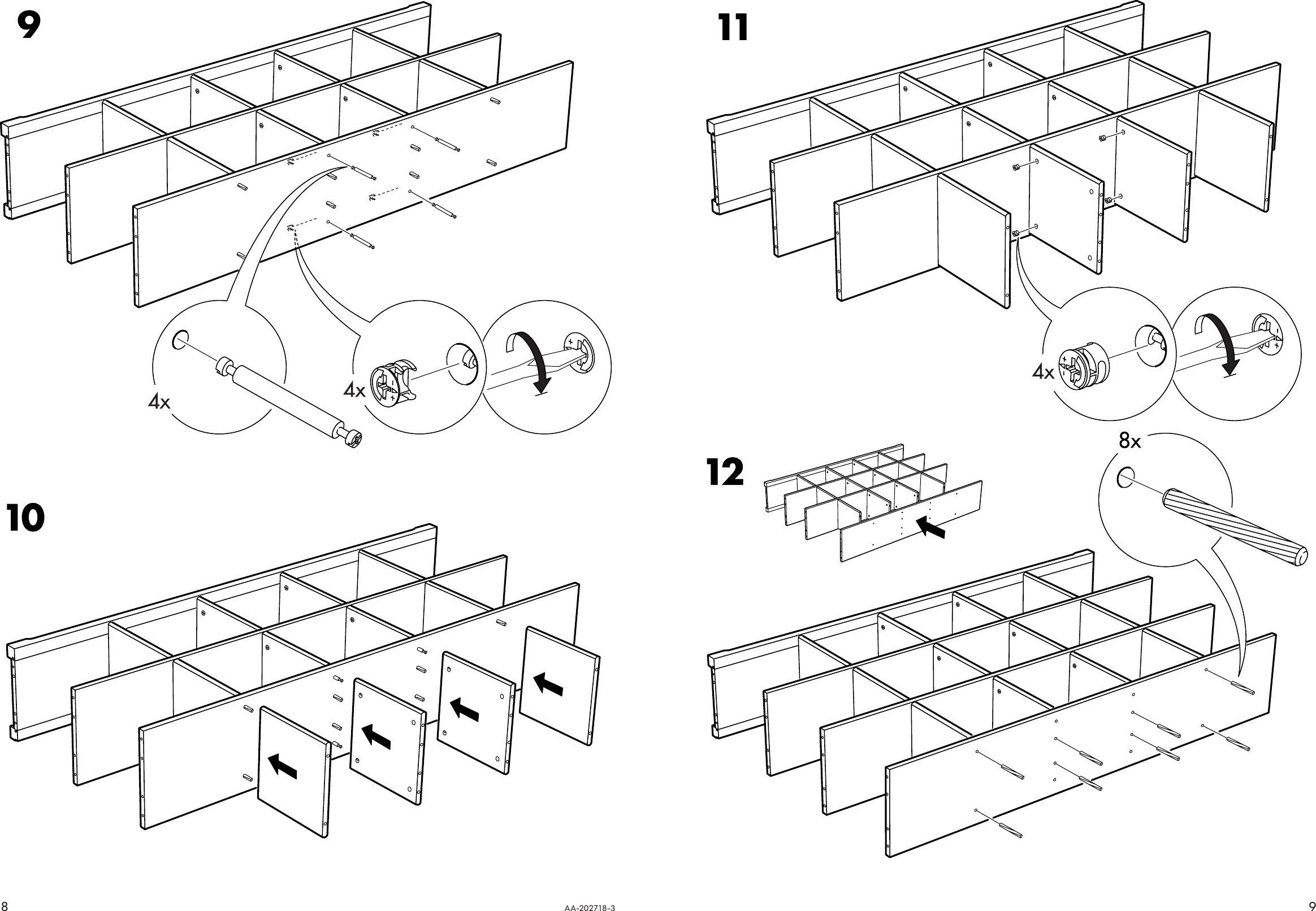 Page 8 of 8 - Ikea Ikea-Markar-Bookcase-59-1-2X75-5-8-Assembly-Instruction