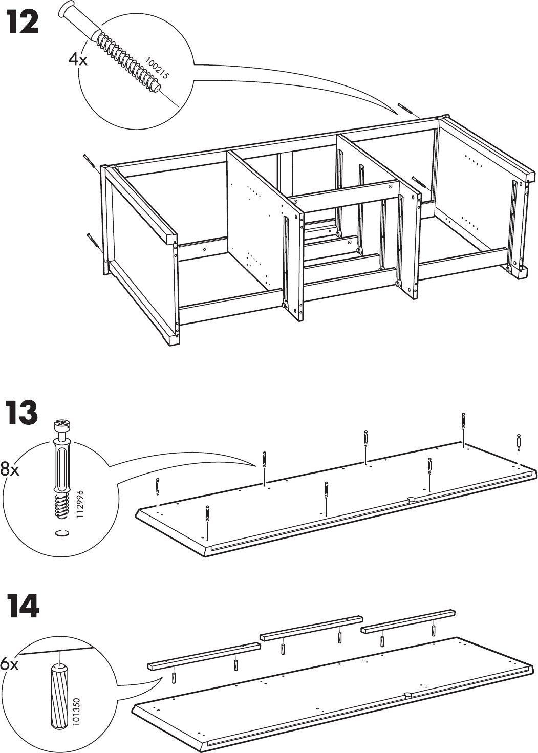 Ikea Markar Buffet Assembly Instruction