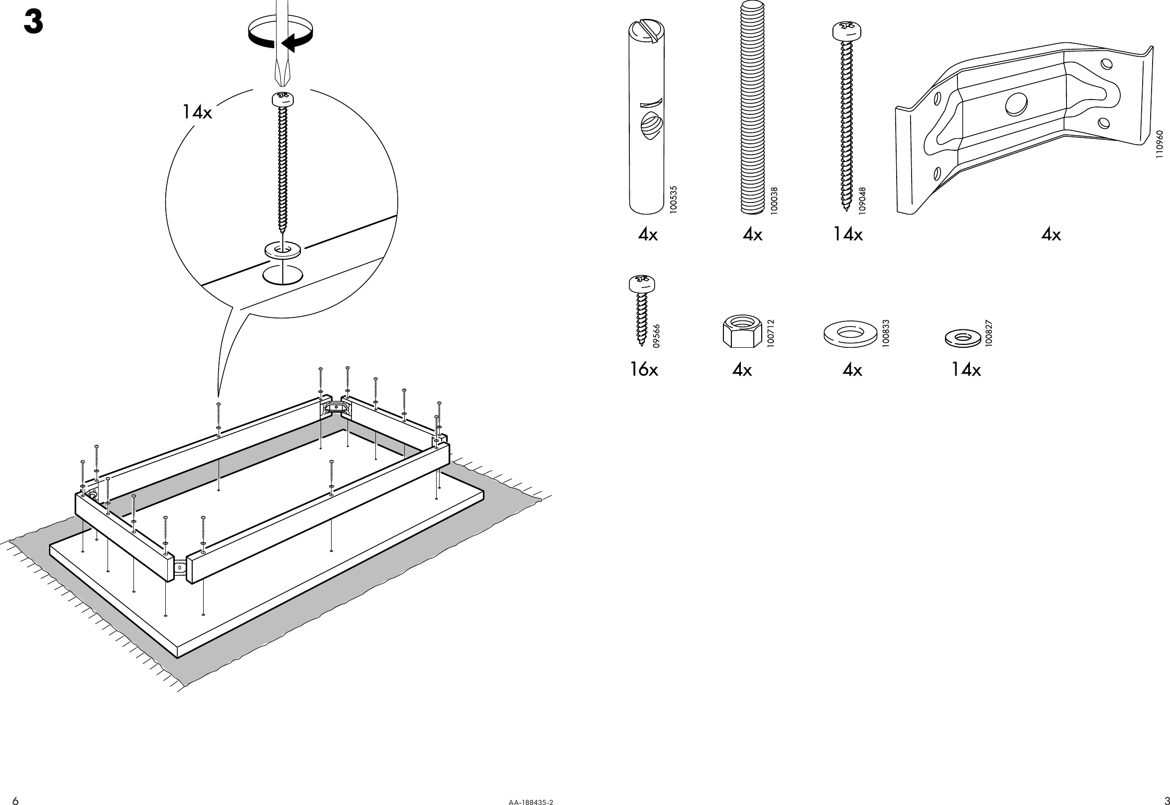 Page 3 of 4 - Ikea Ikea-Markar-Dining-Table-74-3-4X37-3-8-Assembly-Instruction