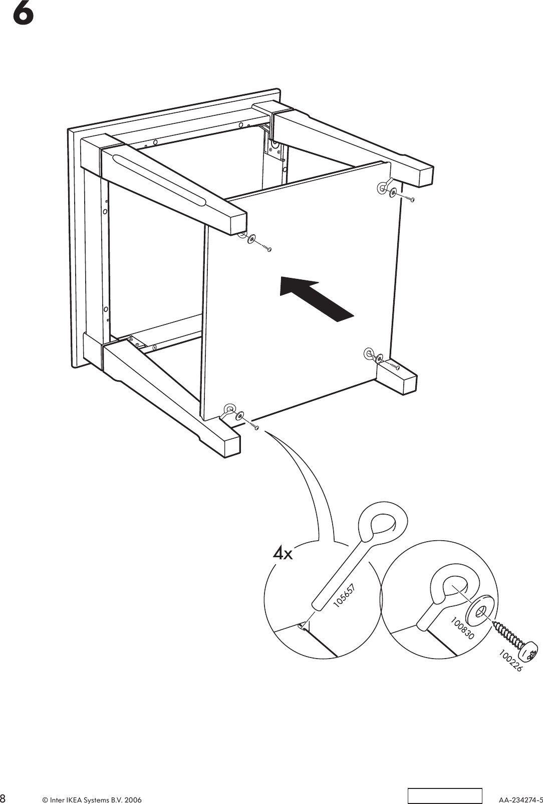 Page 8 of 8 - Ikea Ikea-Markar-Side-Table-21-5-8X21-5-8-Assembly-Instruction