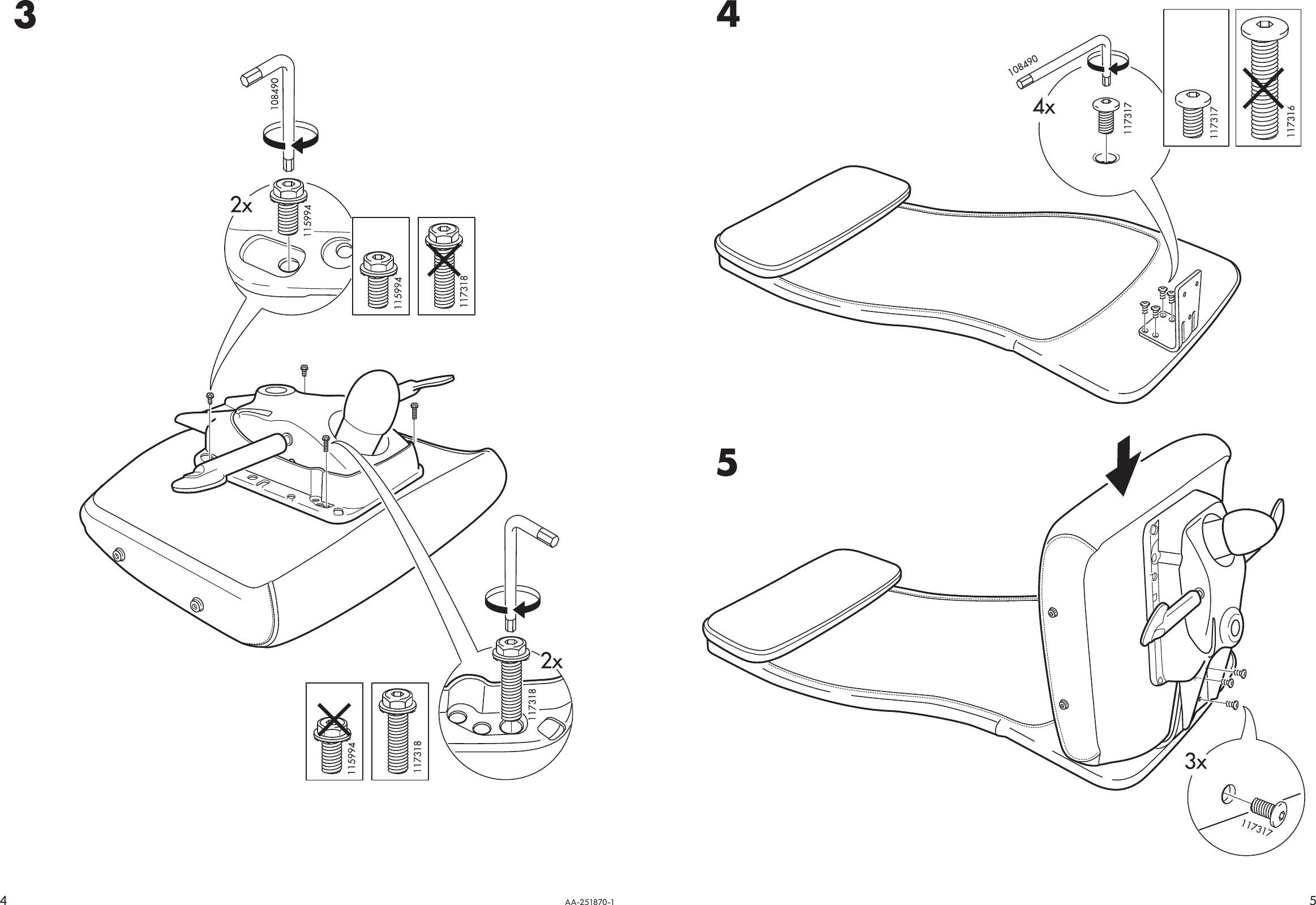 Page 4 of 4 - Ikea Ikea-Markus-Swivel-Chair-Assembly-Instruction