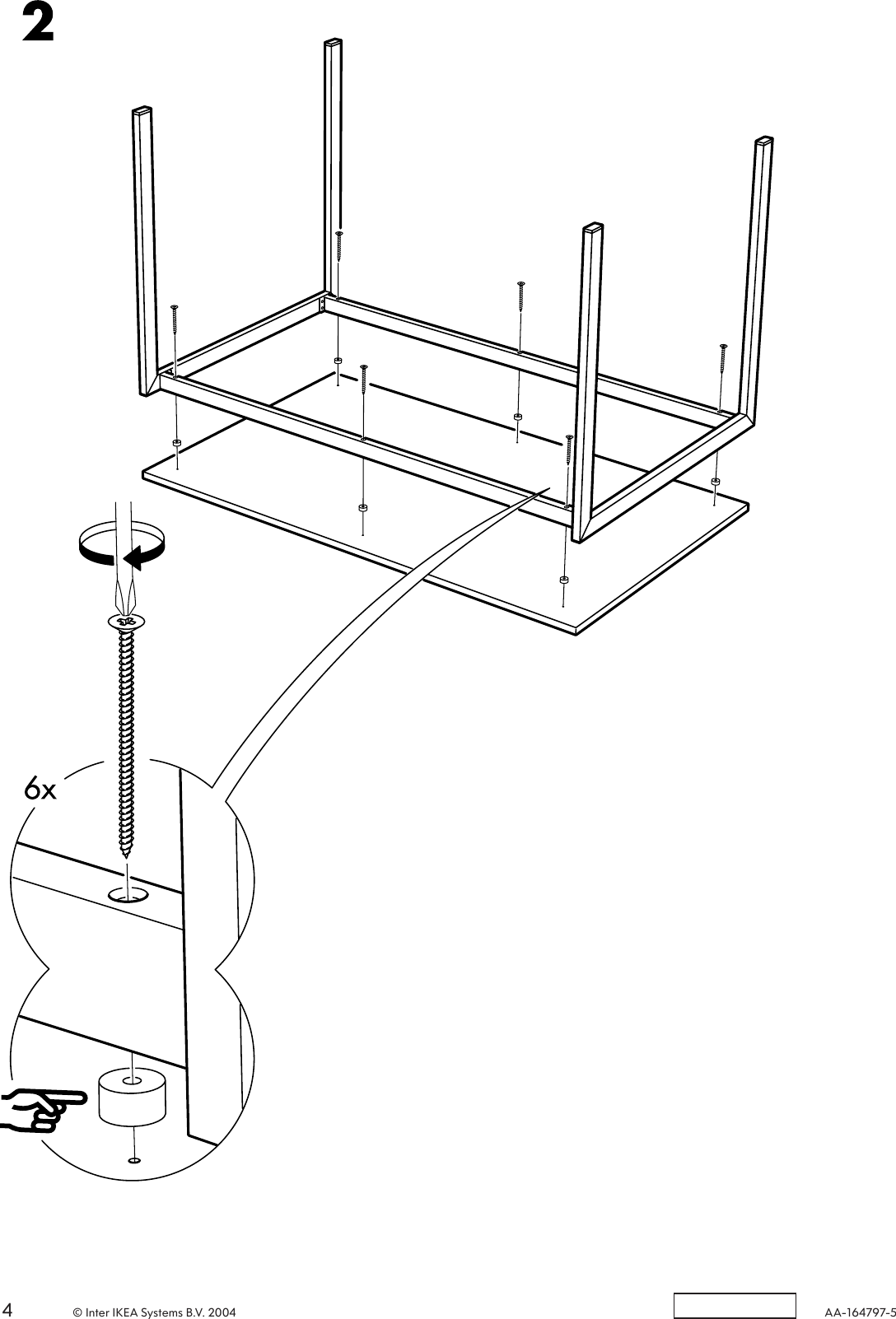 Page 4 of 4 - Ikea Ikea-Mella-Dining-Table-47X30-Assembly-Instruction