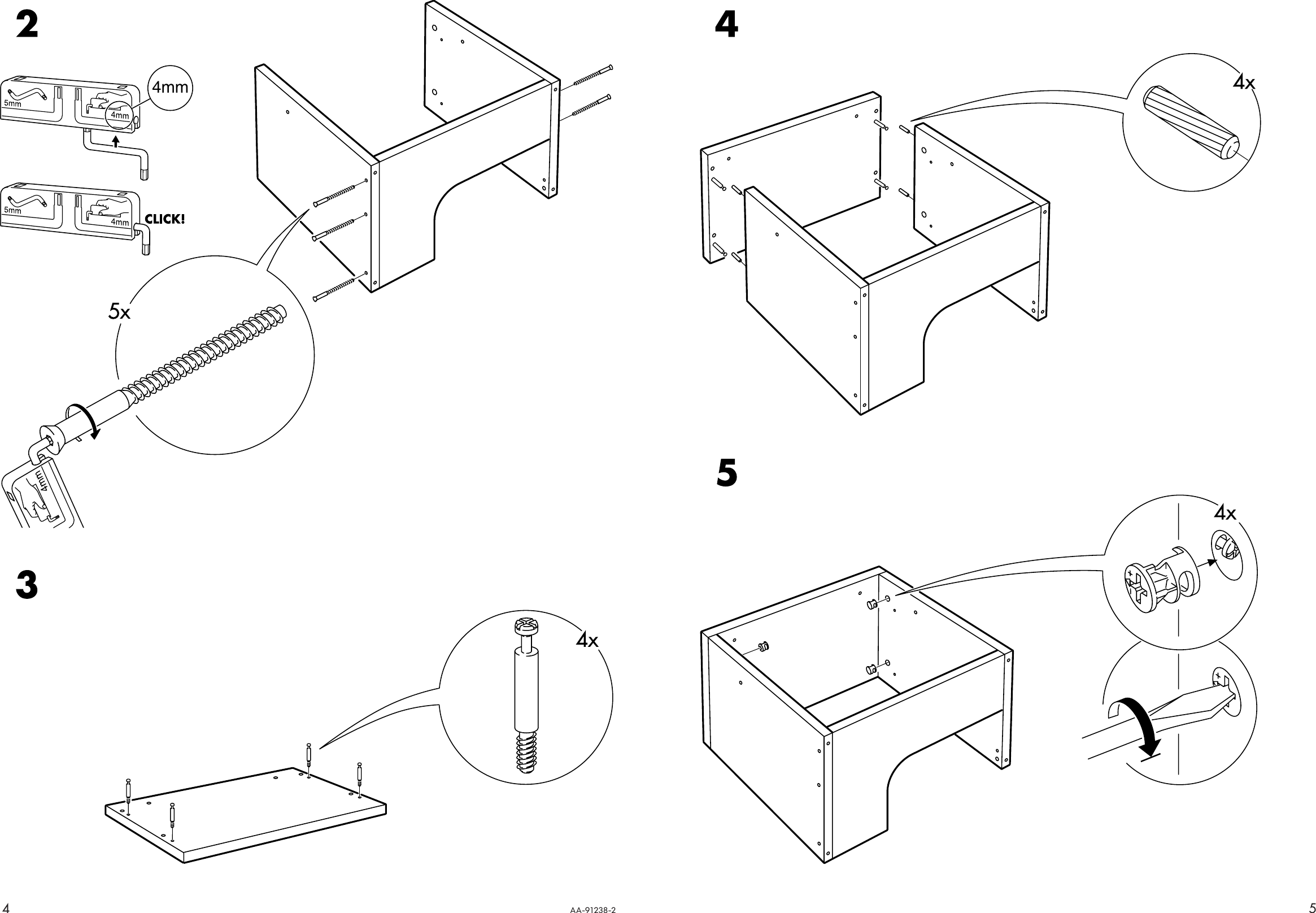 Page 4 of 4 - Ikea Ikea-Mikael-Computer-Table-W-Casters-30X20-Assembly-Instruction-6  Ikea-mikael-computer-table-w-casters-30x20-assembly-instruction