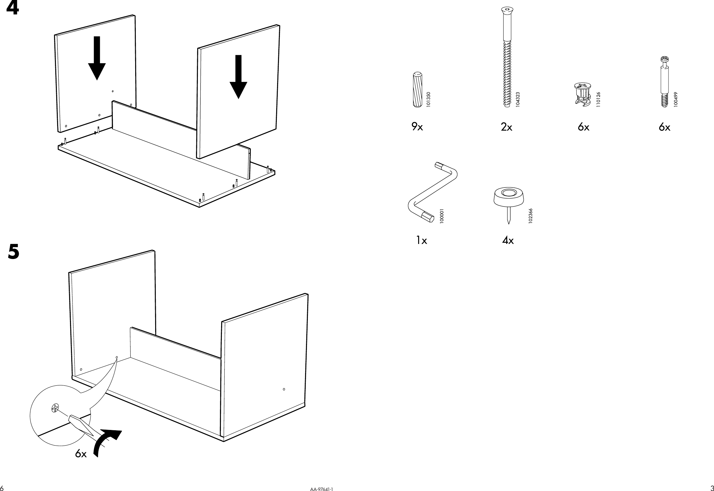 Page 3 of 4 - Ikea Ikea-Mikael-Desk-55X30-Assembly-Instruction-2  Ikea-mikael-desk-55x30-assembly-instruction