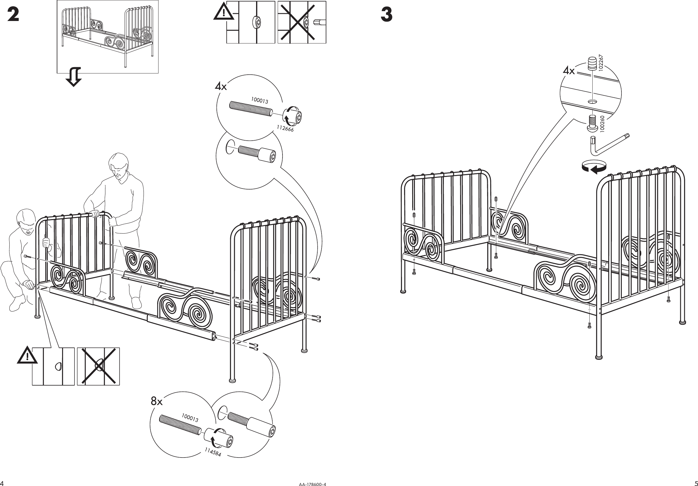 кровать икеа двуспальная деревянная инструкция по сборке