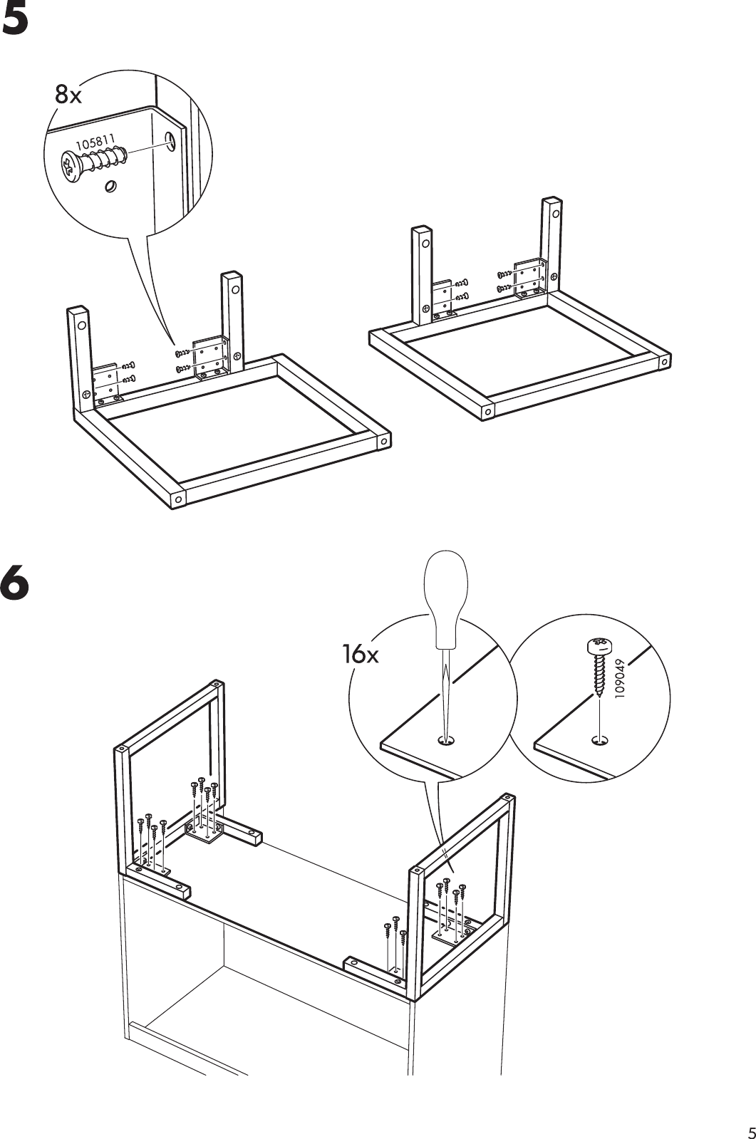 Page 5 of 8 - Ikea Ikea-Molger-Runners-Assembly-Instruction