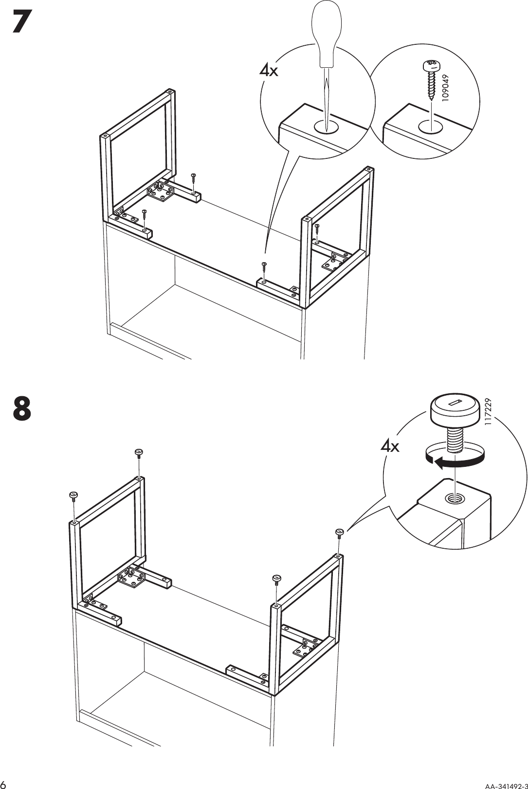 Page 6 of 8 - Ikea Ikea-Molger-Runners-Assembly-Instruction