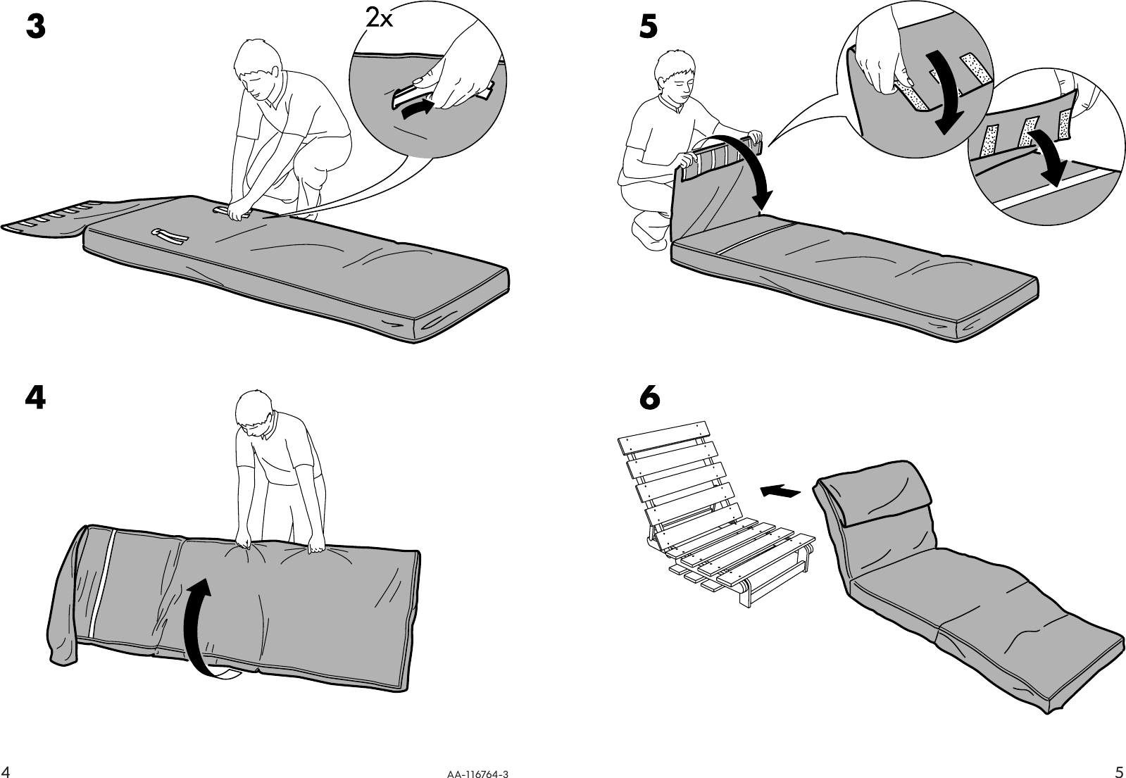 Page 4 of 4 - Ikea Ikea-Munkarp-Fliken-Futon-Chair-Cover-Assembly-Instruction-9  Ikea-munkarp-fliken-futon-chair-cover-assembly-instruction
