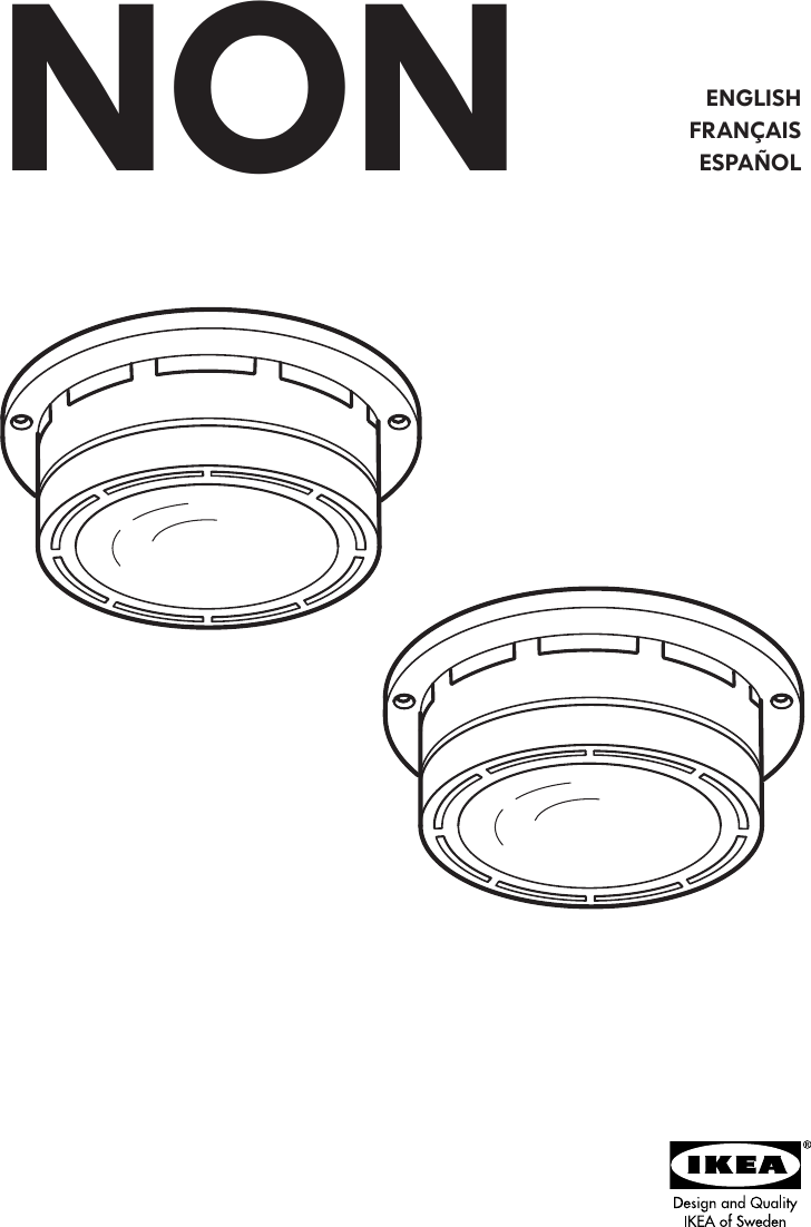 Page 1 of 12 - Ikea Ikea-Non-Spotlight-Assembly-Instruction