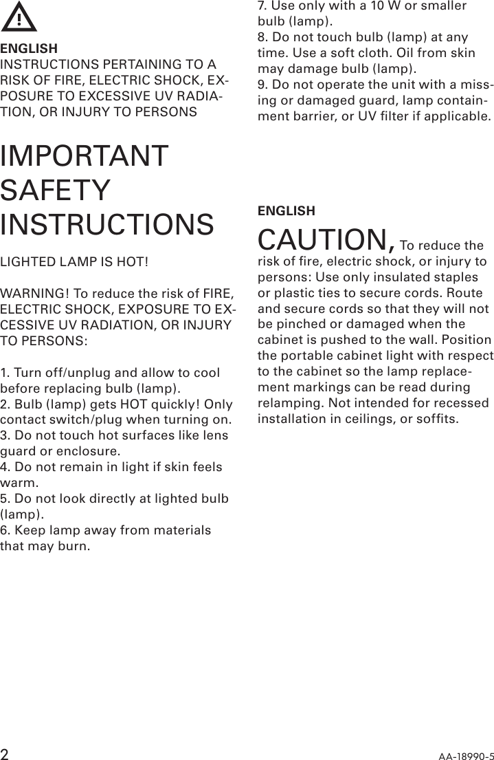 Page 2 of 12 - Ikea Ikea-Non-Spotlight-Assembly-Instruction