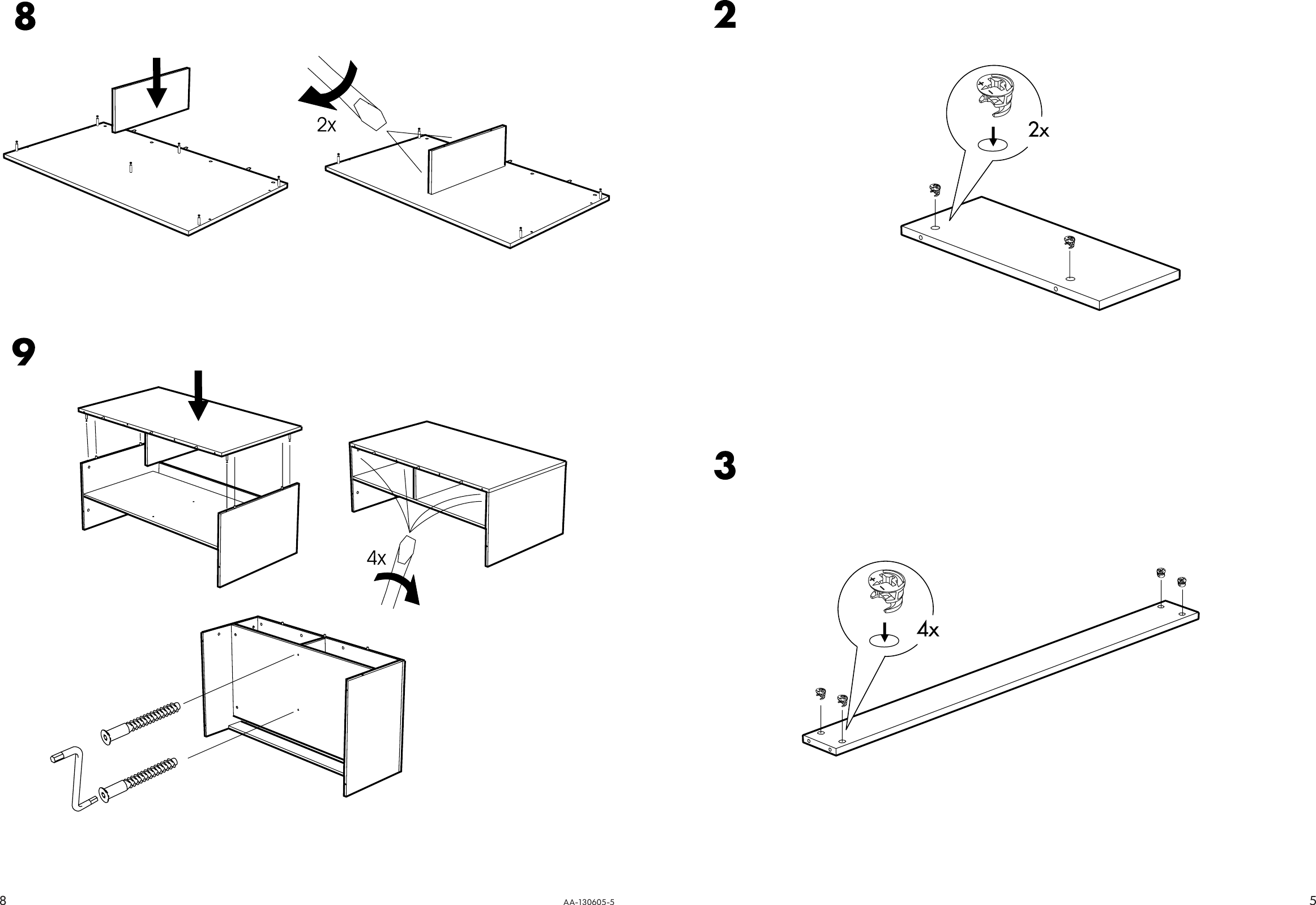 Page 5 of 6 - Ikea Ikea-Norrebo-Tv-Unit-44-1-8X17-3-8-Assembly-Instruction