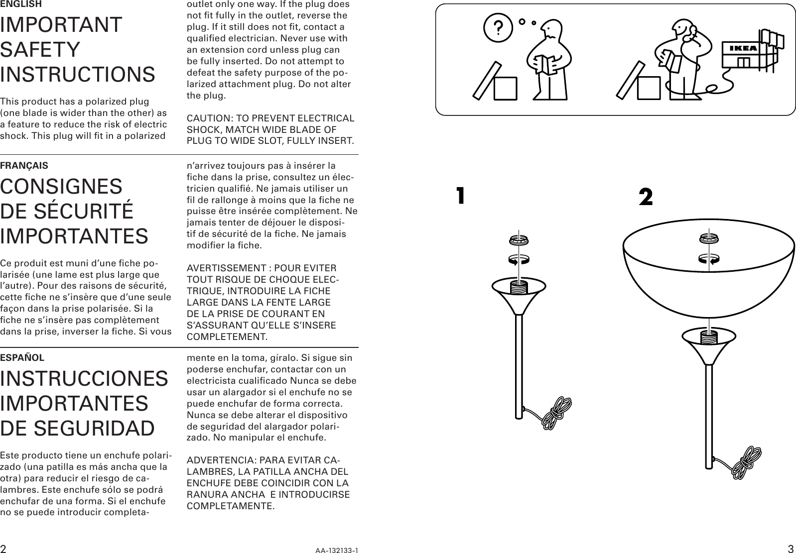 Page 2 of 2 - Ikea Ikea-Not-Floor-Uplight-Assembly-Instruction-6  Ikea-not-floor-uplight-assembly-instruction