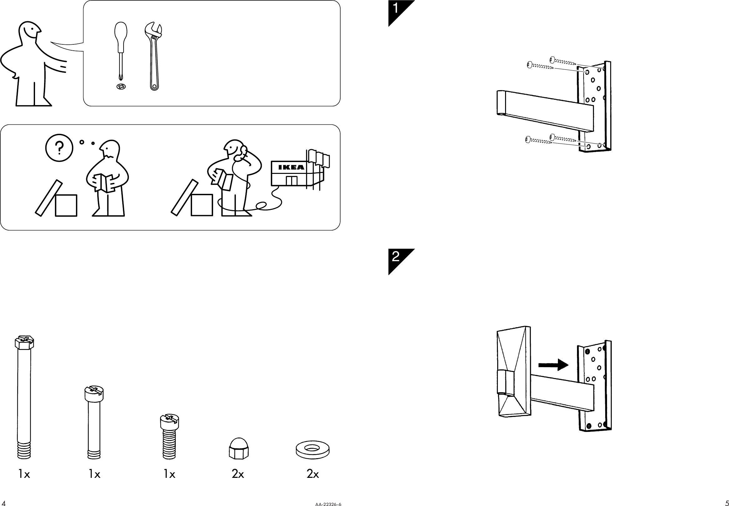 Page 4 of 4 - Ikea Ikea-Observatar-Wall-Mounted-Tv-Stand-Assembly-Instruction-34  Ikea-observatar-wall-mounted-tv-stand-assembly-instruction