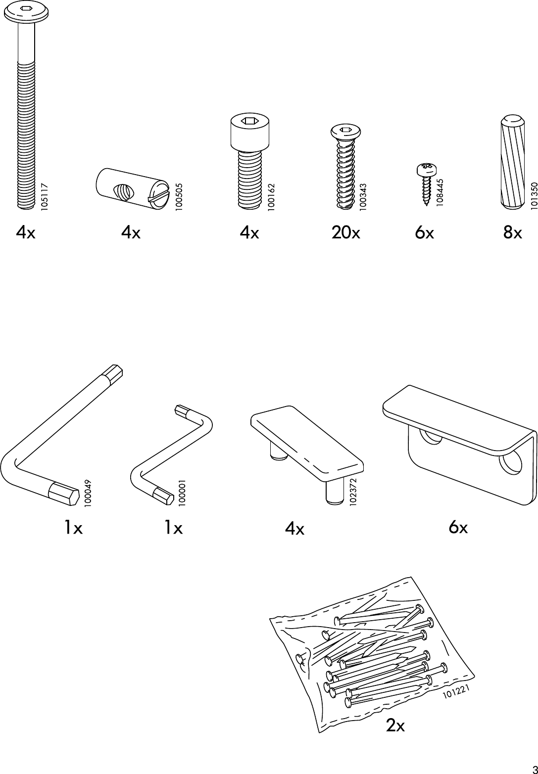 Ikea Odda Bed Frame W Storage Assembly Instruction