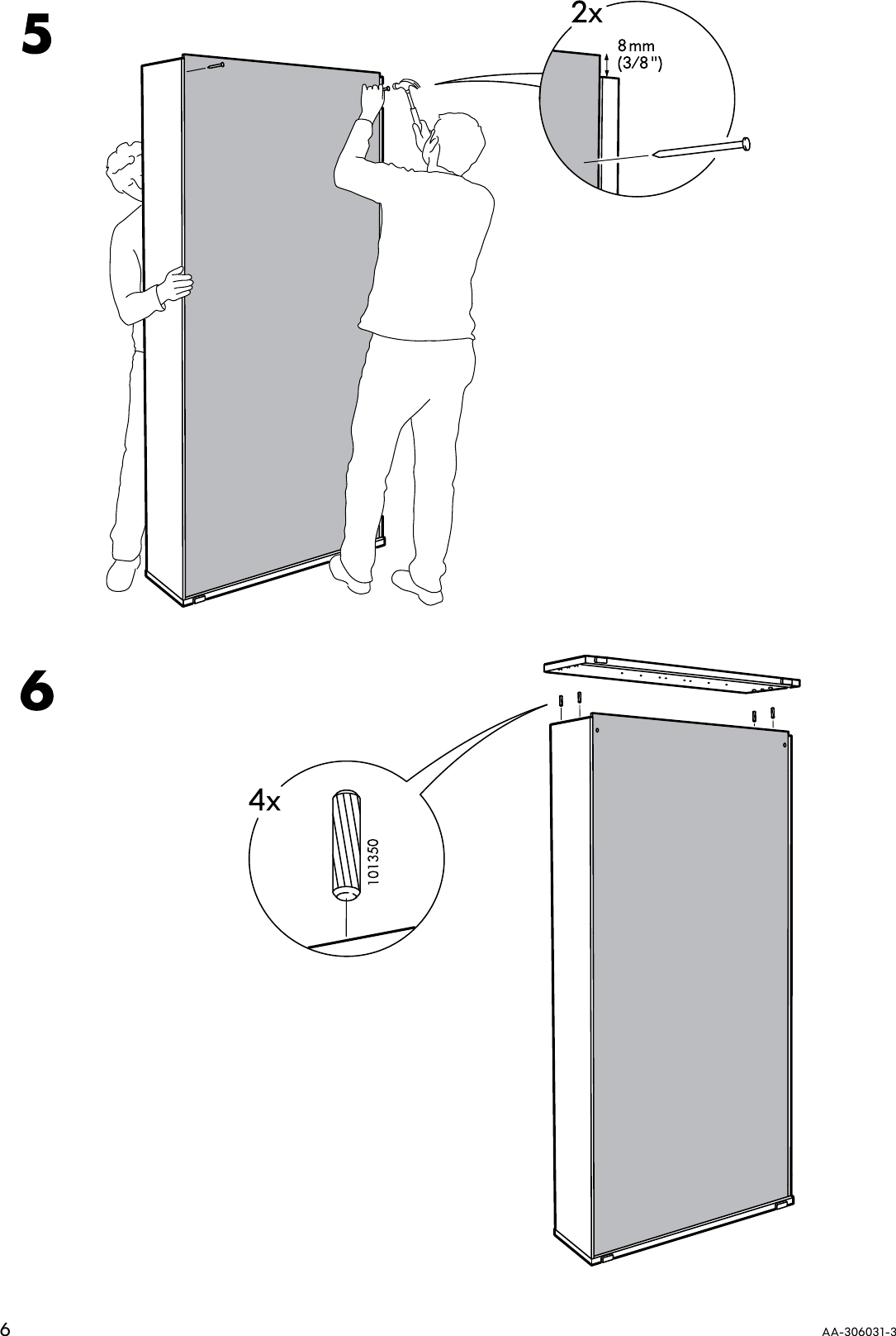 Ikea Odda Bed Frame W Storage Assembly Instruction