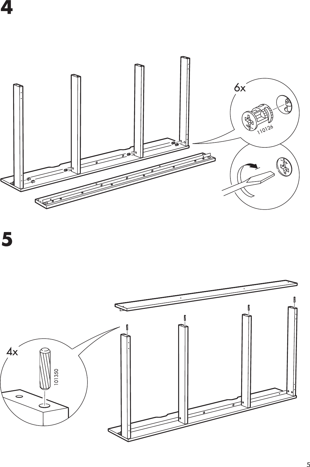 Ikea Odda Pull Out Bed Twin Assembly Instruction