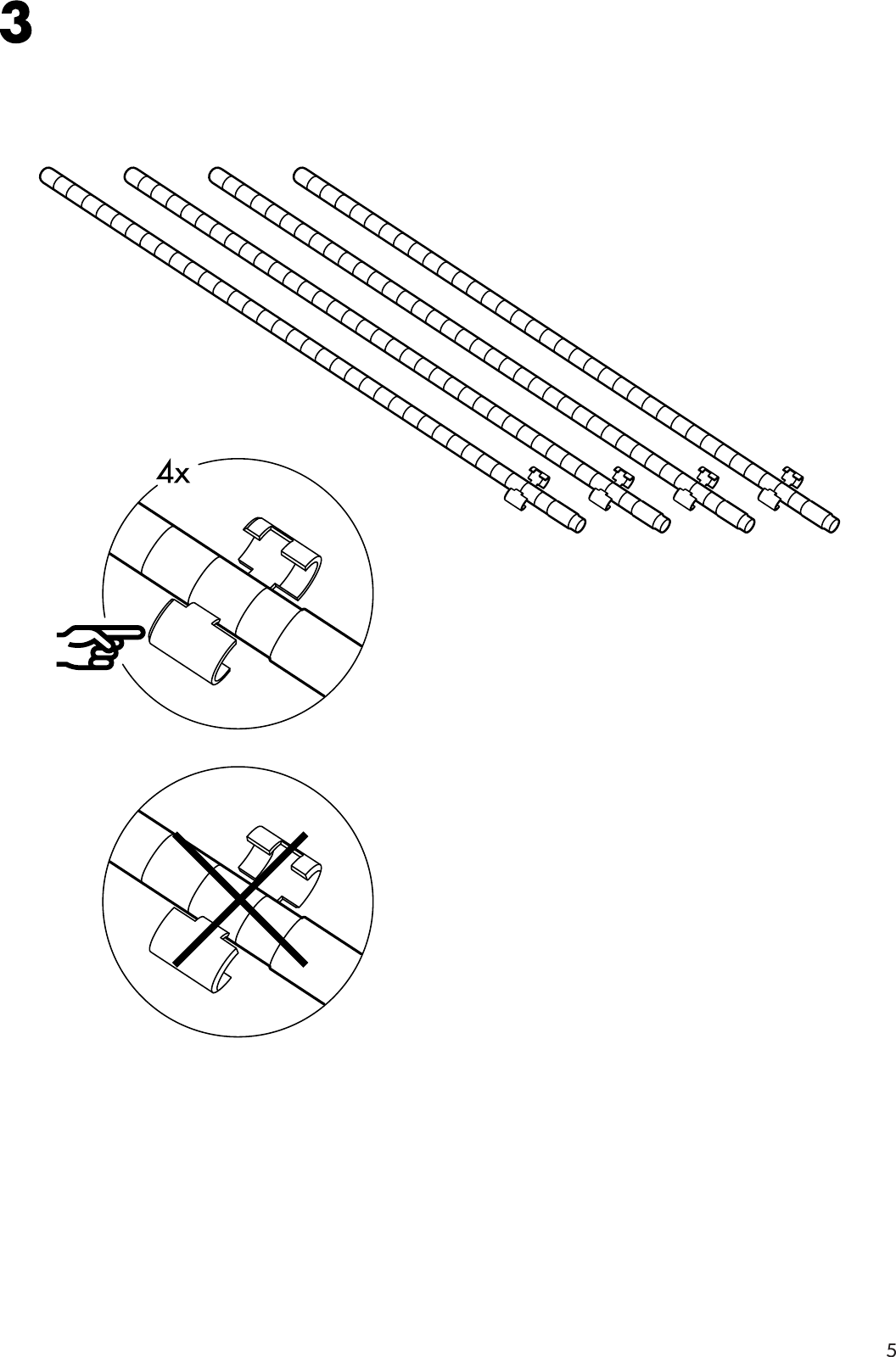 Page 5 of 12 - Ikea Ikea-Omar-Shelf-Unit-36X36X14-Assembly-Instruction