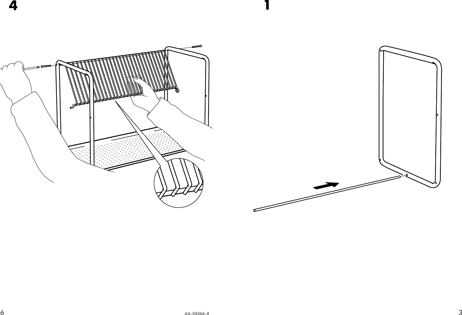 Page 3 of 4 - Ikea Ikea-Ordning-Dish-Drainer-Assembly-Instruction