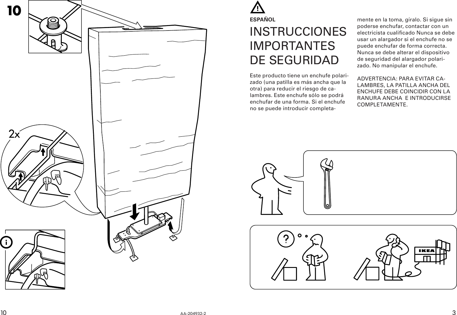 Page 3 of 6 - Ikea Ikea-Orgel-Floor-Lamp-Room-Divider-Assembly-Instruction
