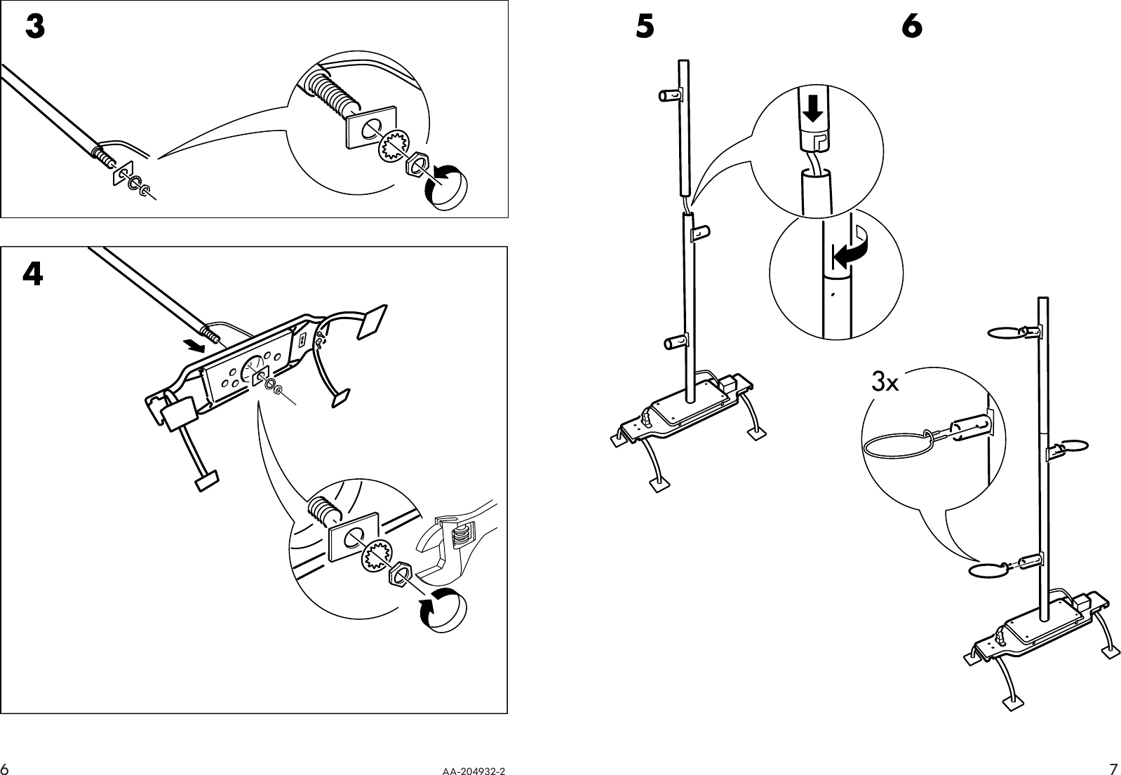 Page 6 of 6 - Ikea Ikea-Orgel-Floor-Lamp-Room-Divider-Assembly-Instruction
