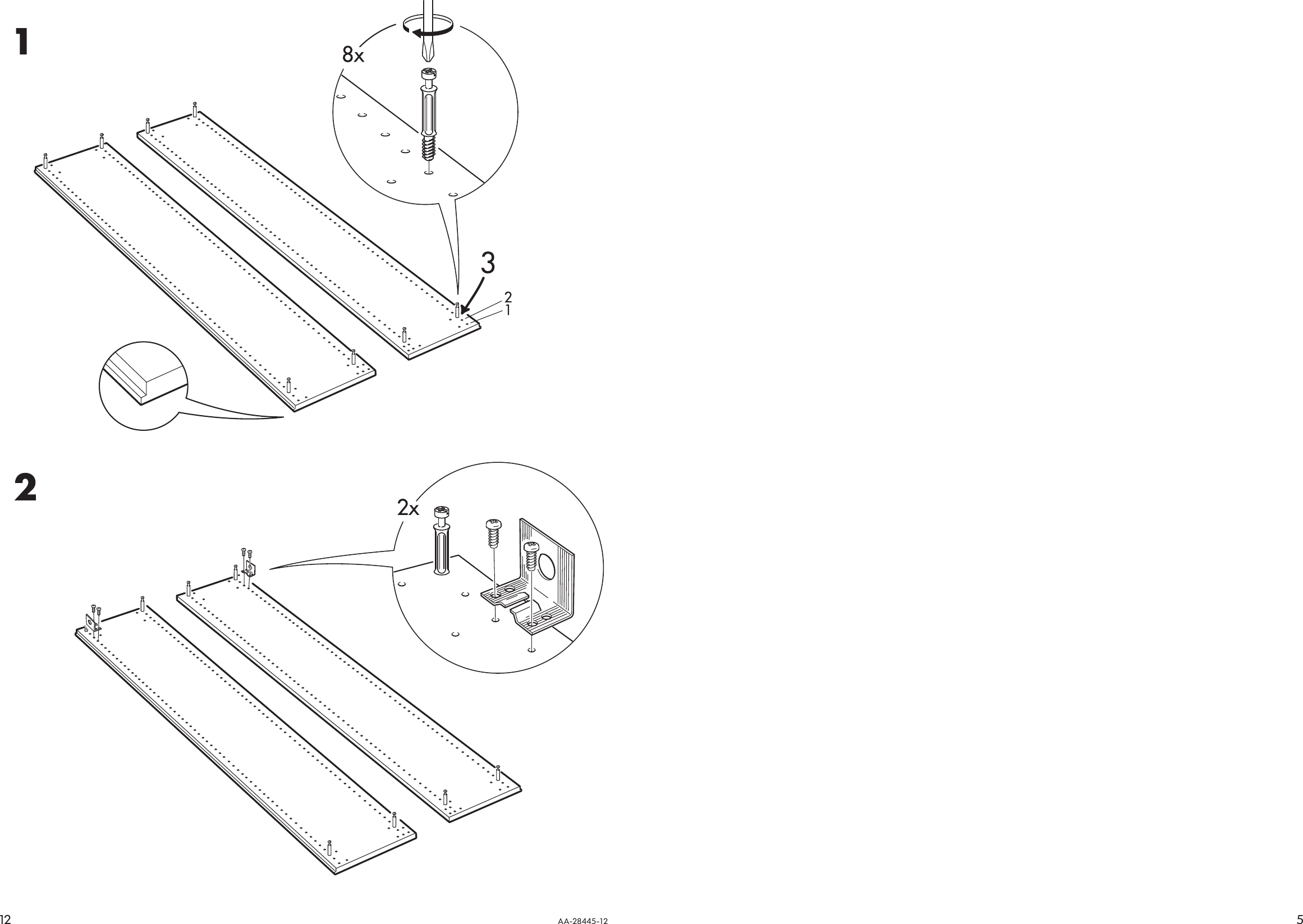 Page 5 of 8 - Ikea Ikea-Pax-Wardrobe-Frame-20X14X79-Assembly-Instruction