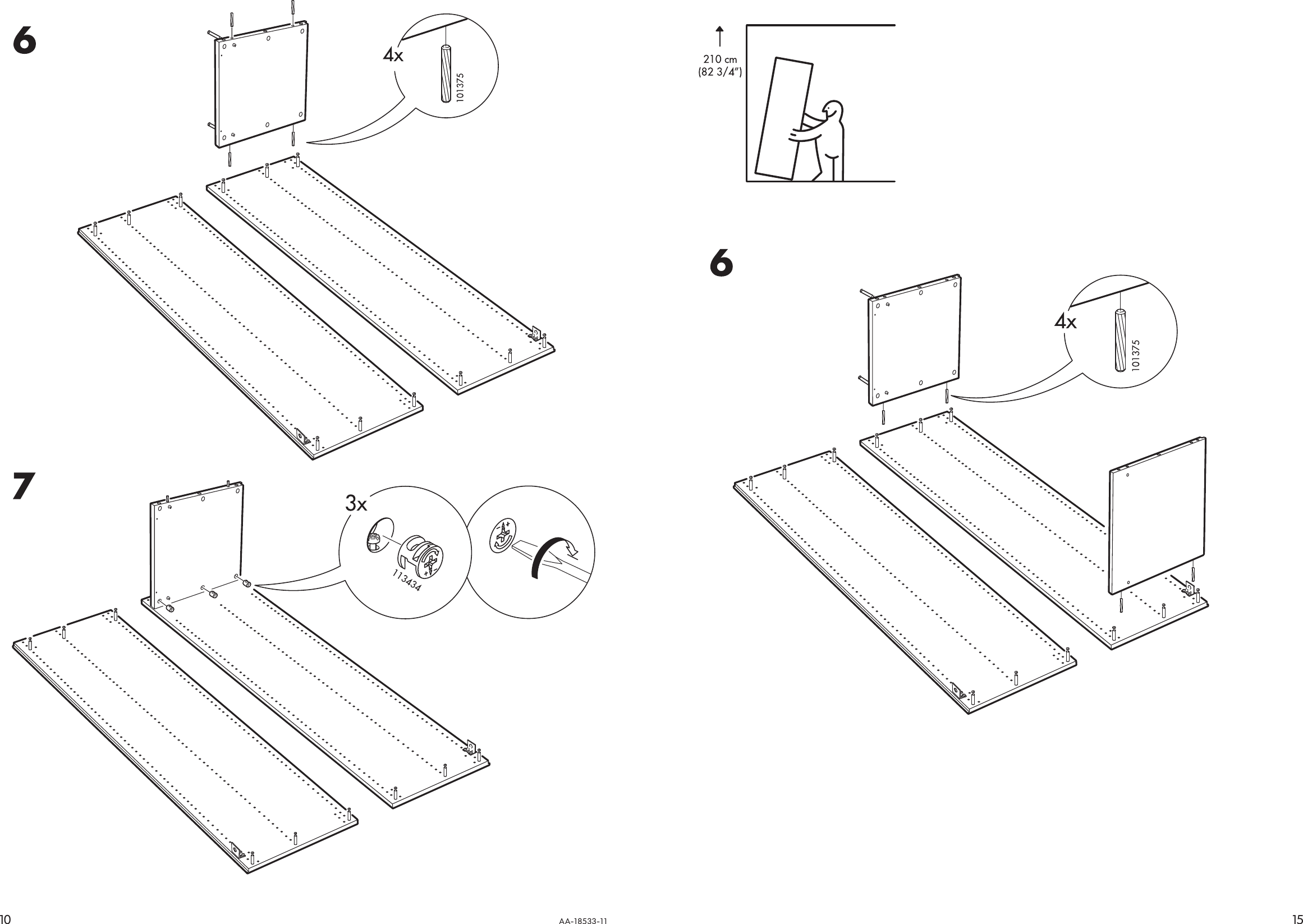Page 10 of 12 - Ikea Ikea-Pax-Wardrobe-Frame-30X23X79-Assembly-Instruction