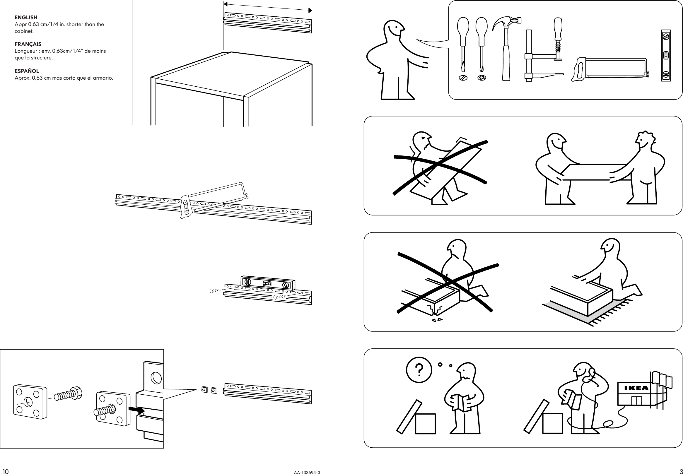 Ikea Perfekt Plate Shelf Assembly Instruction 2