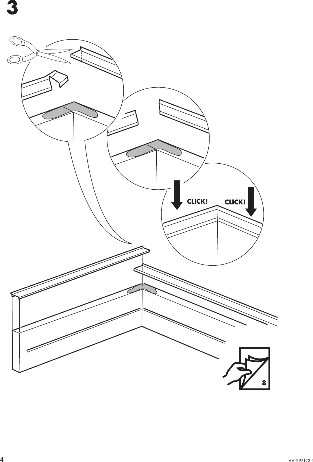 Page 4 of 12 - Ikea Ikea-Perfekt-Plinth-88-Assembly-Instruction