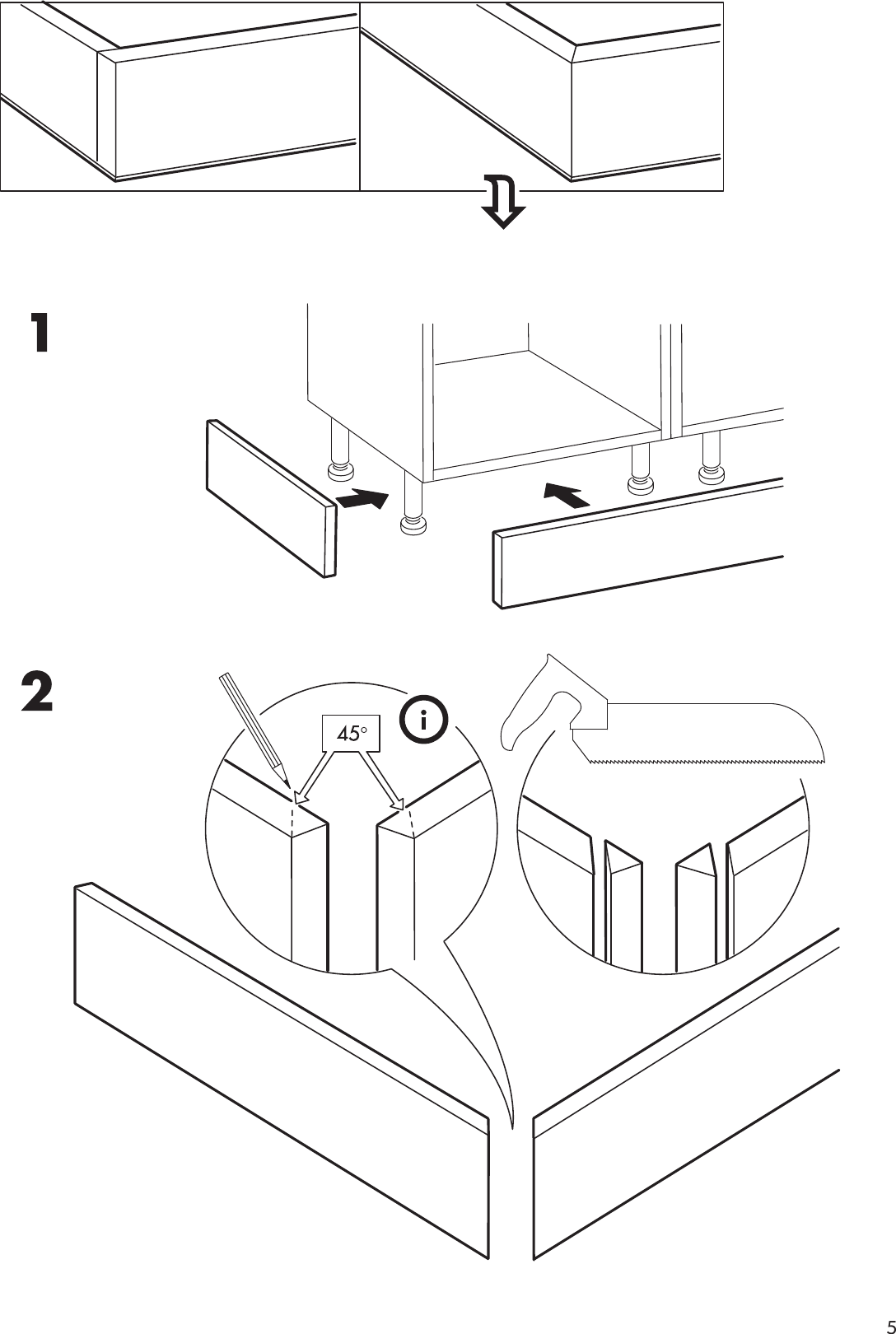 Page 5 of 12 - Ikea Ikea-Perfekt-Plinth-88-Assembly-Instruction