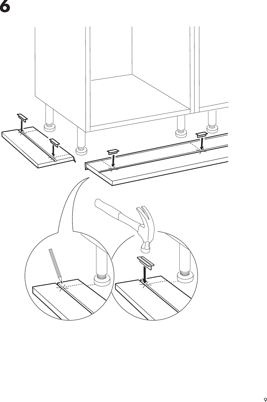 Page 9 of 12 - Ikea Ikea-Perfekt-Plinth-88-Assembly-Instruction