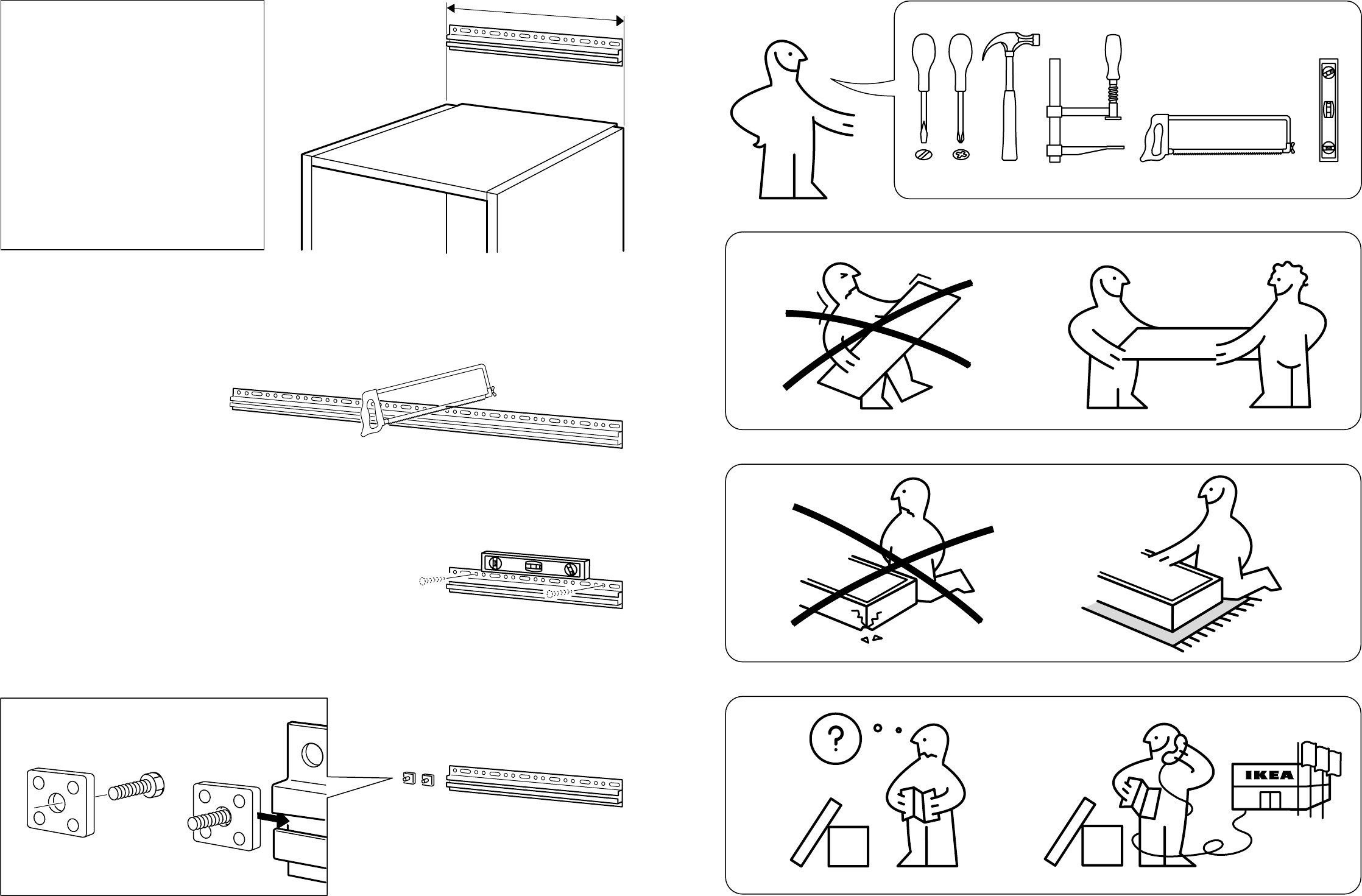 Стол bekant от ikea инструкция по сборке