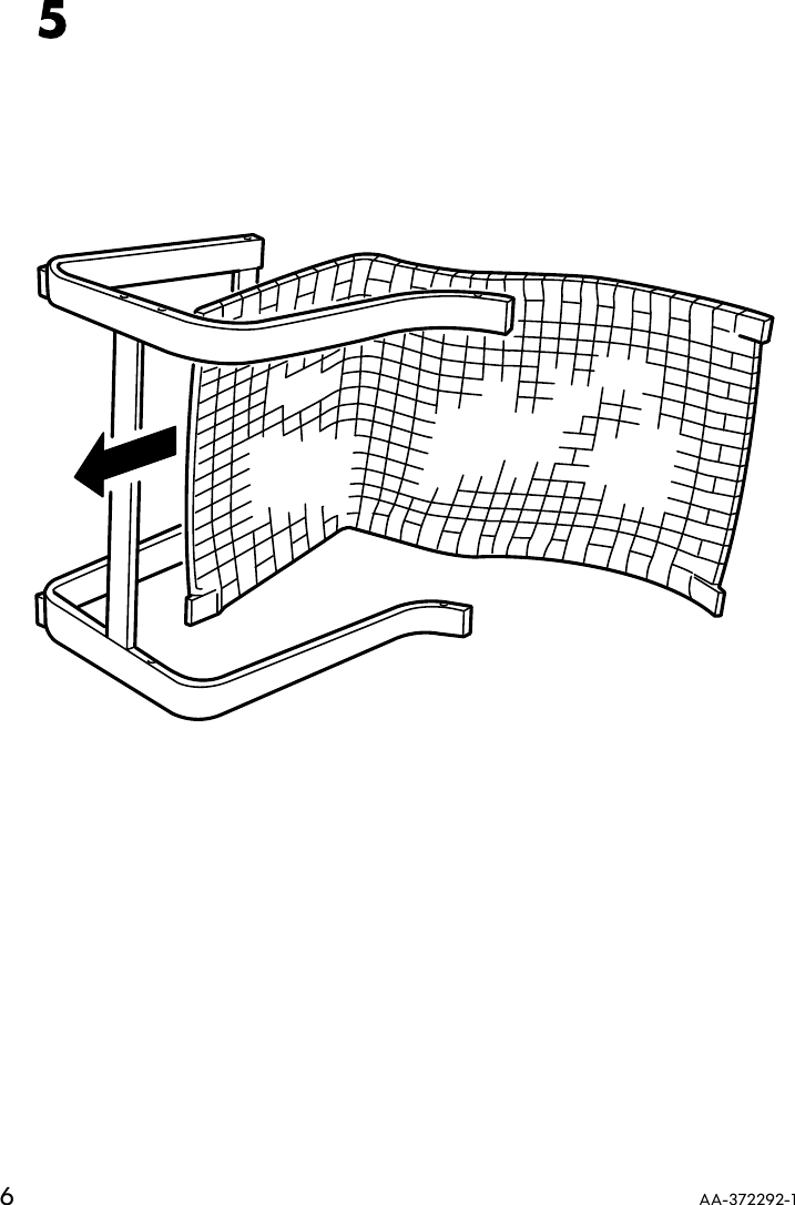 Page 6 of 8 - Ikea Ikea-Poang-Chair-Frame-W-Webbing-Assembly-Instruction