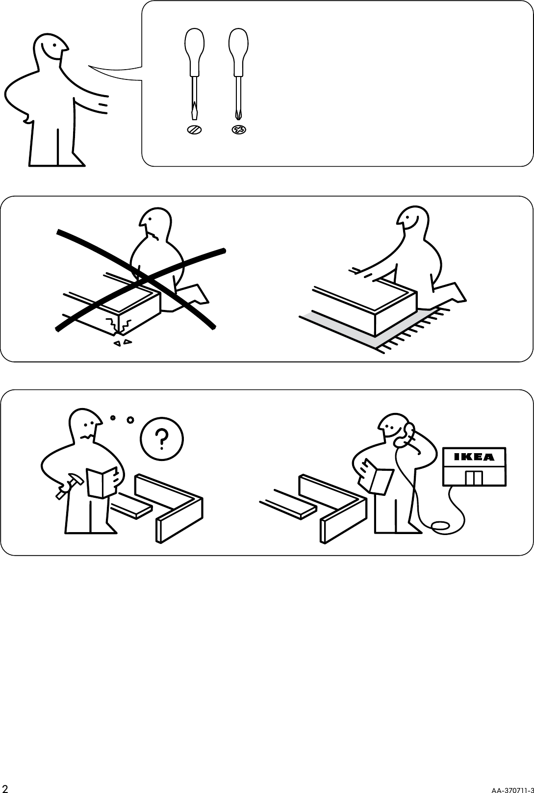 Page 2 of 8 - Ikea Ikea-Poang-Rocking-Chair-Frame-Assembly-Instruction
