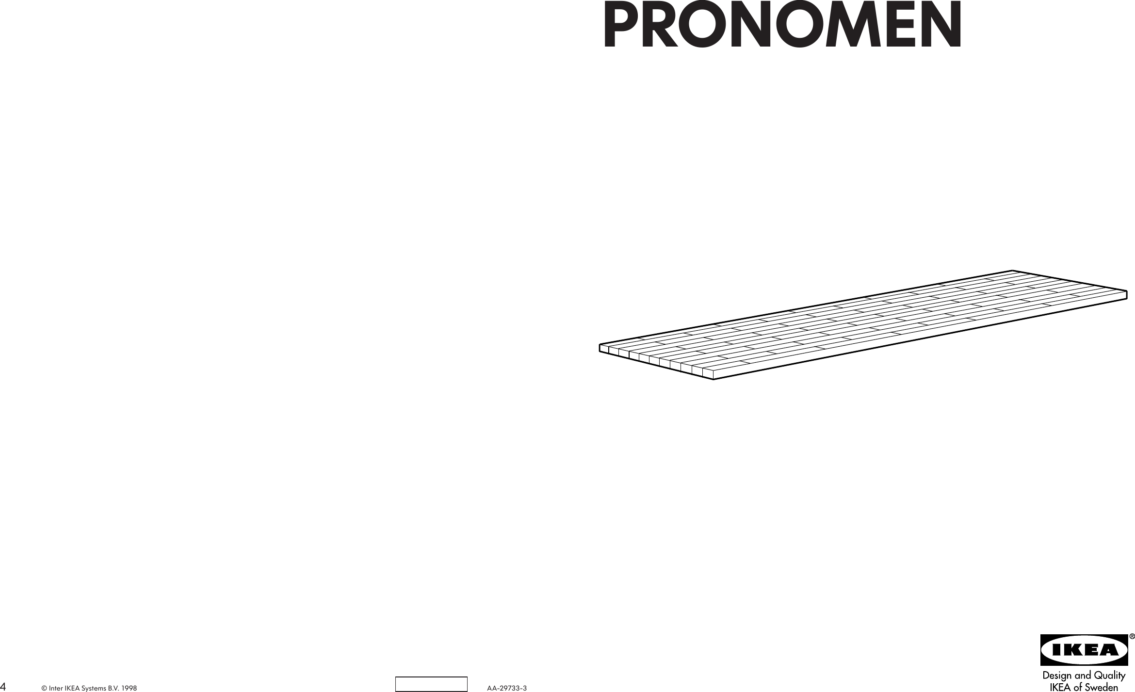 Ikea Pronomen Countertop 48 7 8X15 Assembly Instruction 6