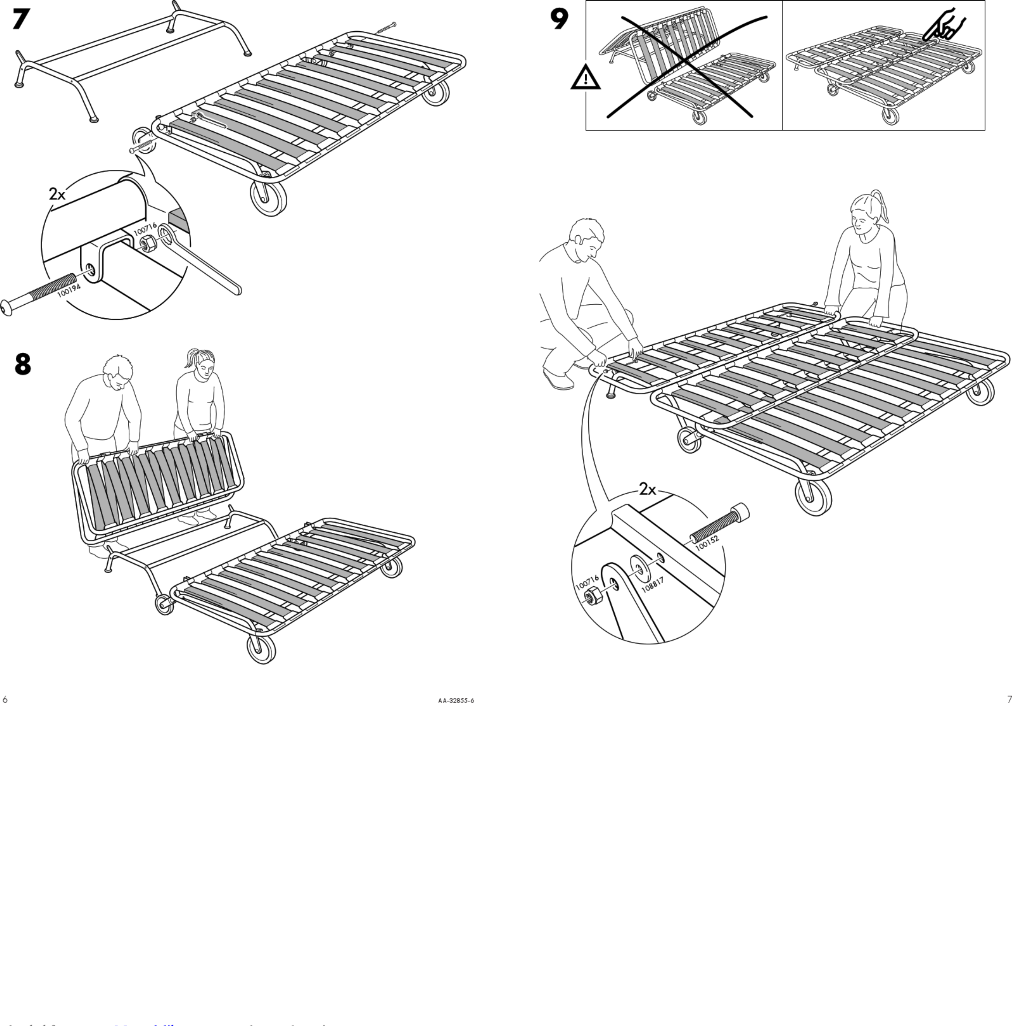 Инструкция по сборке дивана икеа exarby