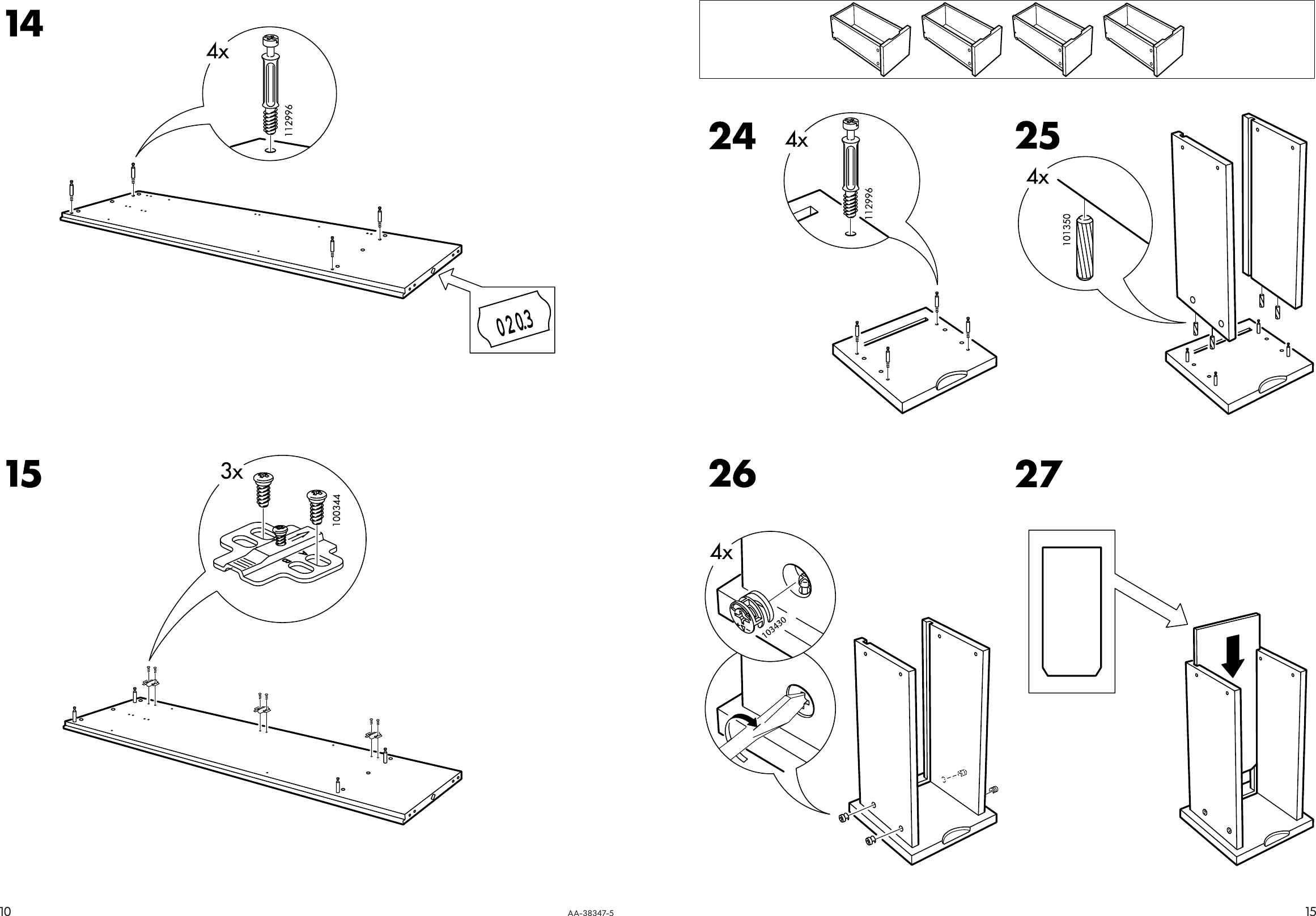 Page 10 of 12 - Ikea Ikea-Rakke-Wardrobe-43X79-Assembly-Instruction