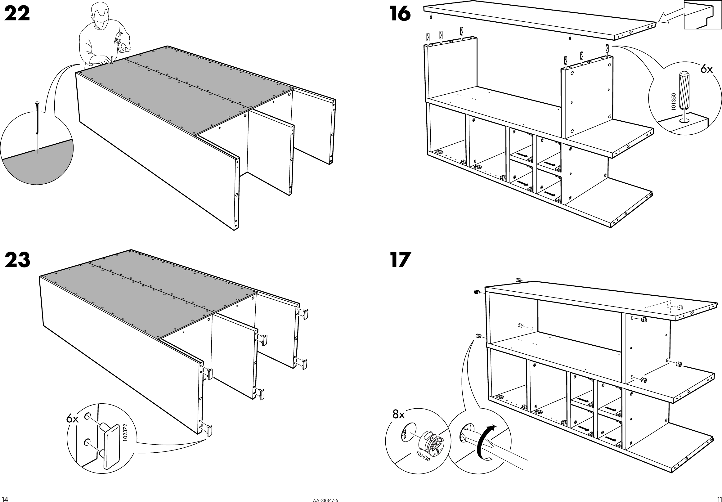 Page 11 of 12 - Ikea Ikea-Rakke-Wardrobe-43X79-Assembly-Instruction