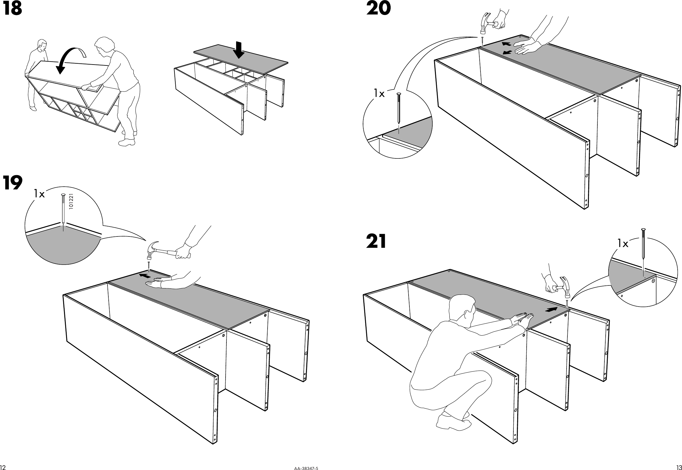 Page 12 of 12 - Ikea Ikea-Rakke-Wardrobe-43X79-Assembly-Instruction