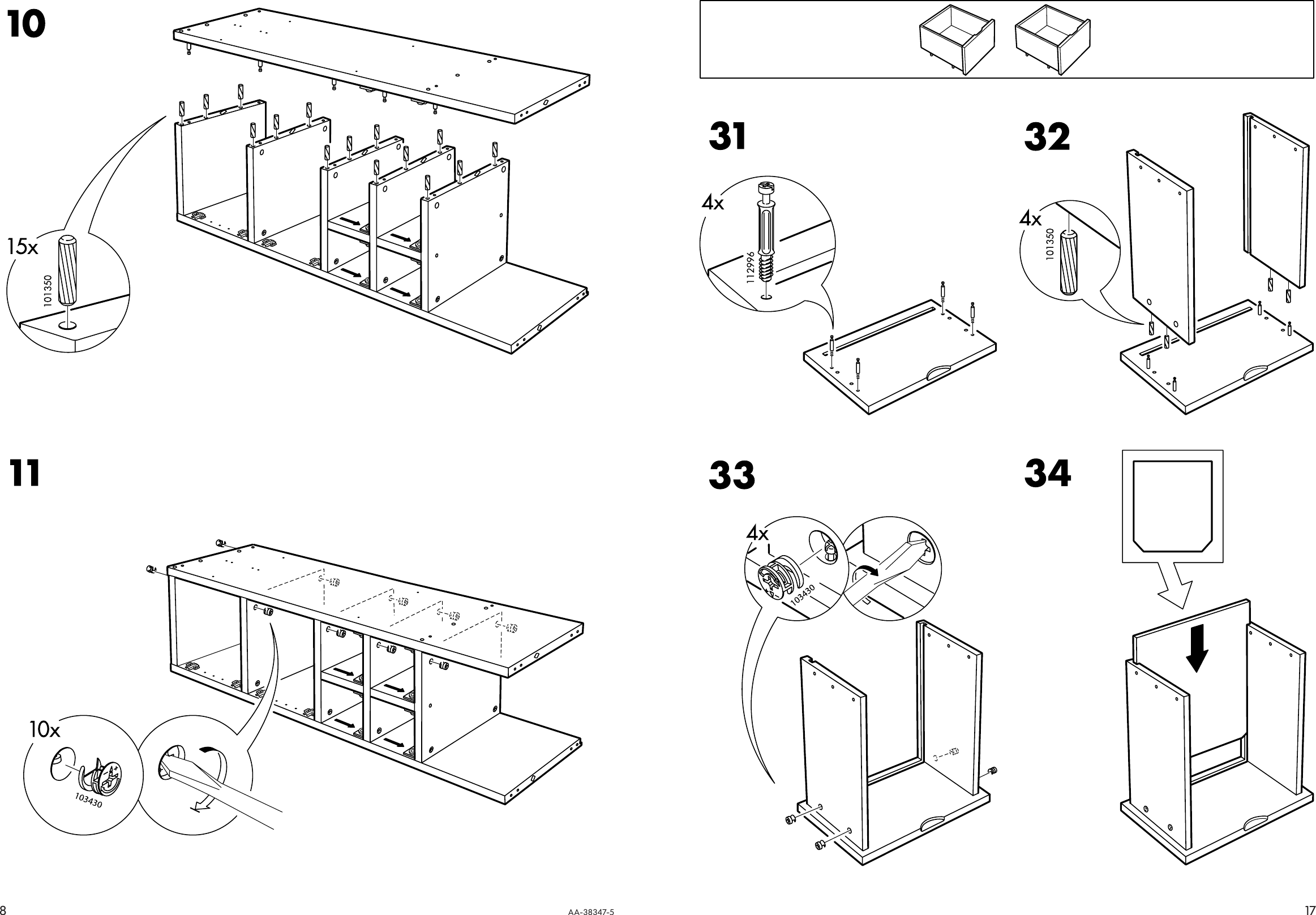 Page 8 of 12 - Ikea Ikea-Rakke-Wardrobe-43X79-Assembly-Instruction