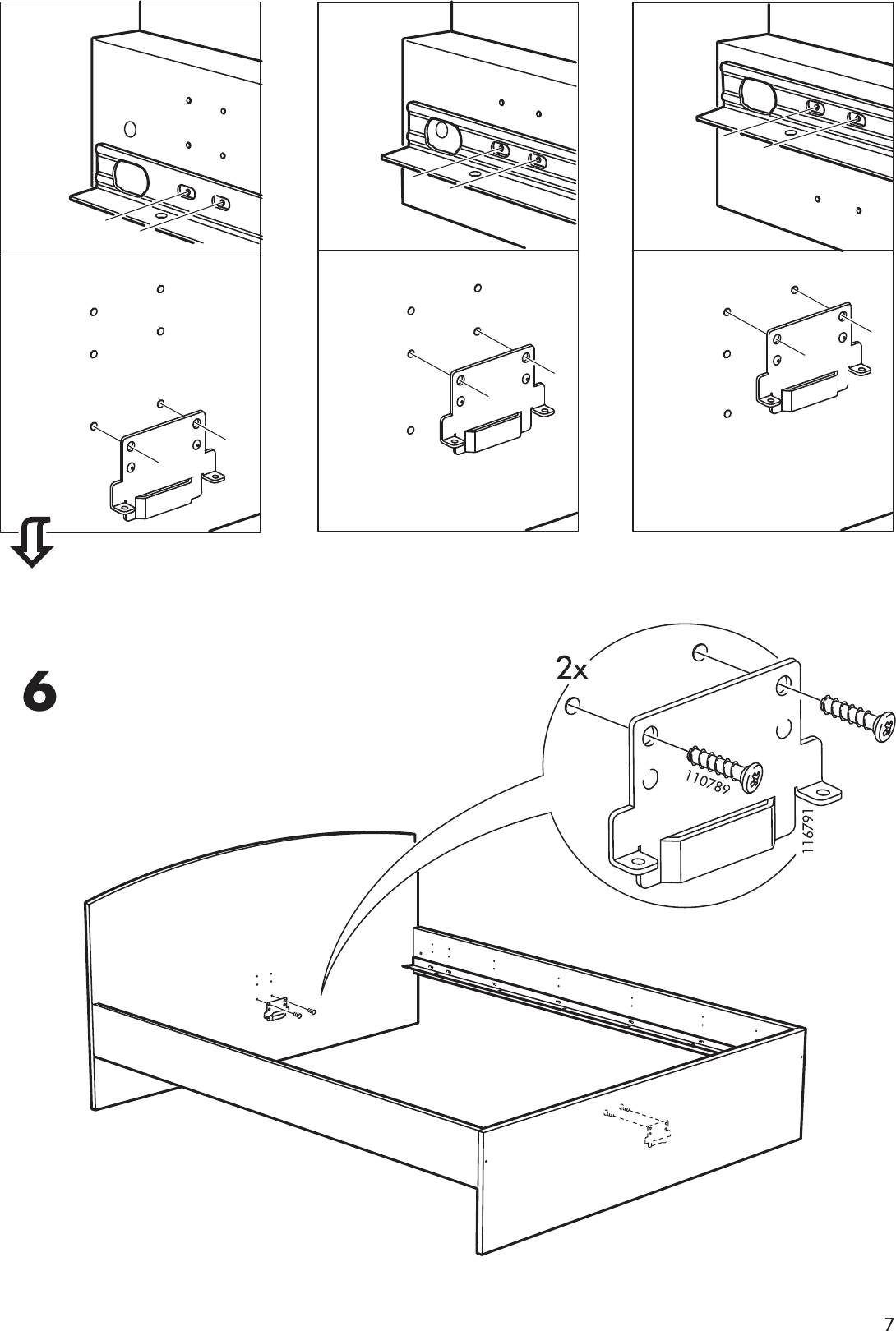 Page 7 of 12 - Ikea Ikea-Ramberg-Bed-Frame-Full-Double-Assembly-Instruction