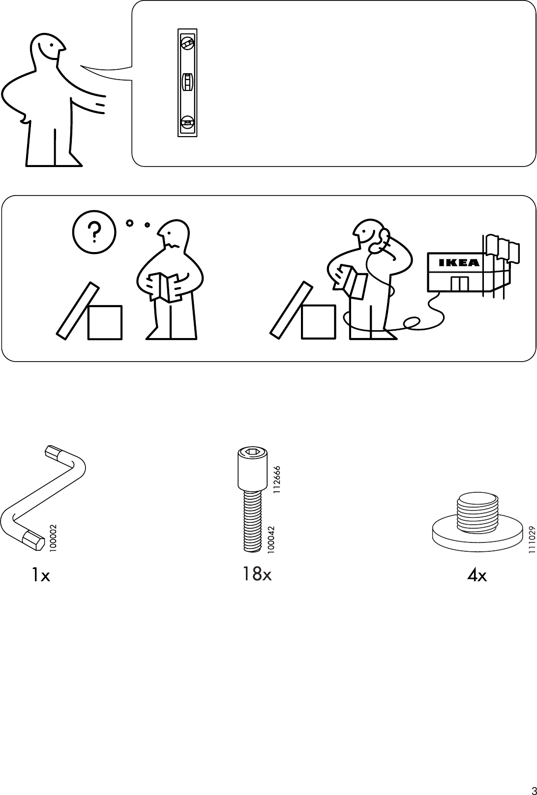Page 3 of 8 - Ikea Ikea-Rannskar-Corner-Shelf-Unit-Assembly-Instruction