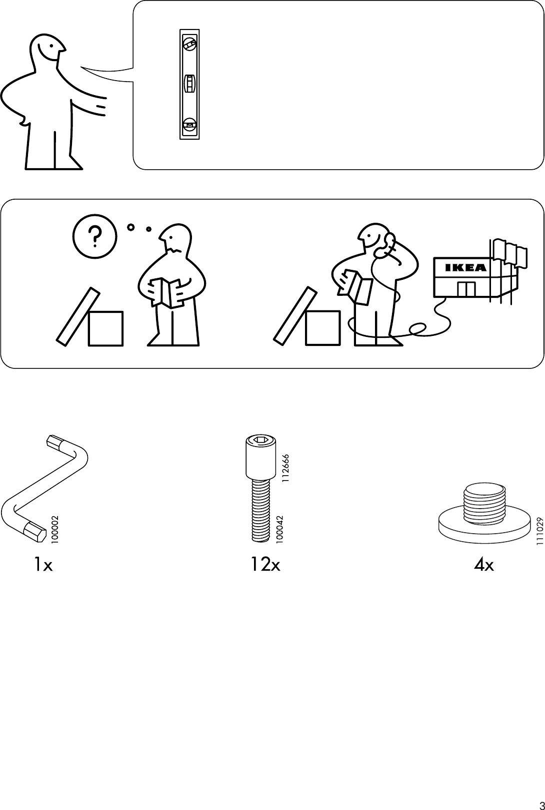 Page 3 of 8 - Ikea Ikea-Rannskar-Shelving-Unit-17X69-Assembly-Instruction