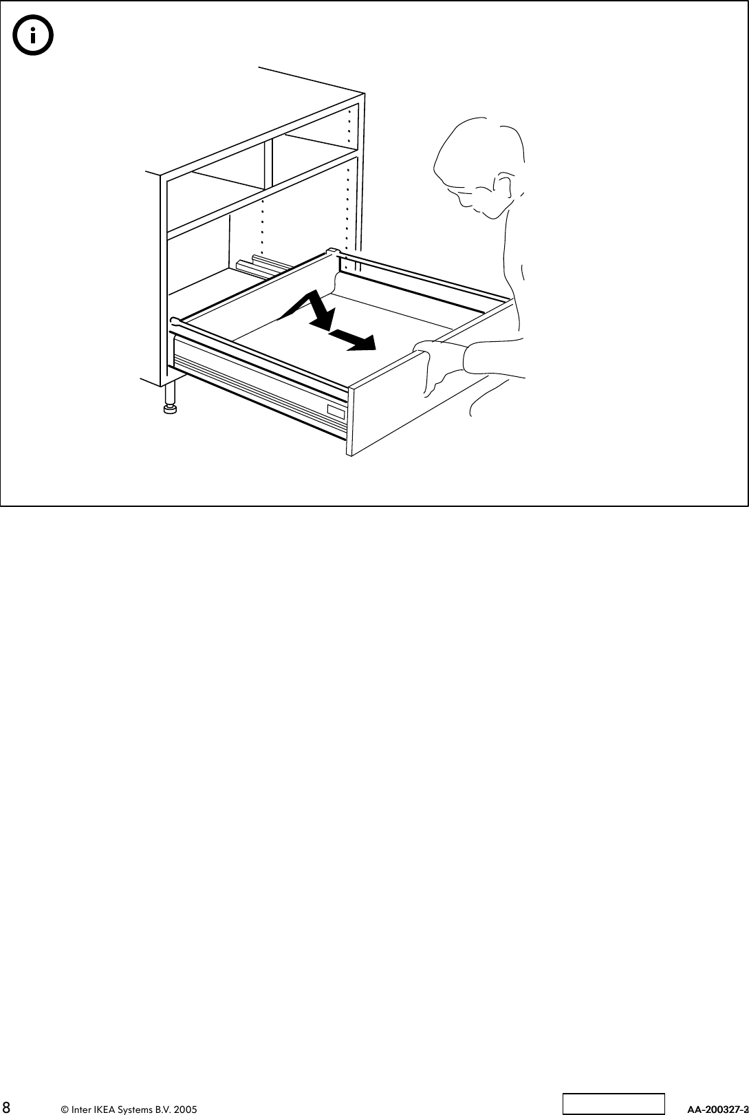 Page 8 of 8 - Ikea Ikea-Rationell-Deep-Full-Extending-Drawer-15-Assembly-Instruction